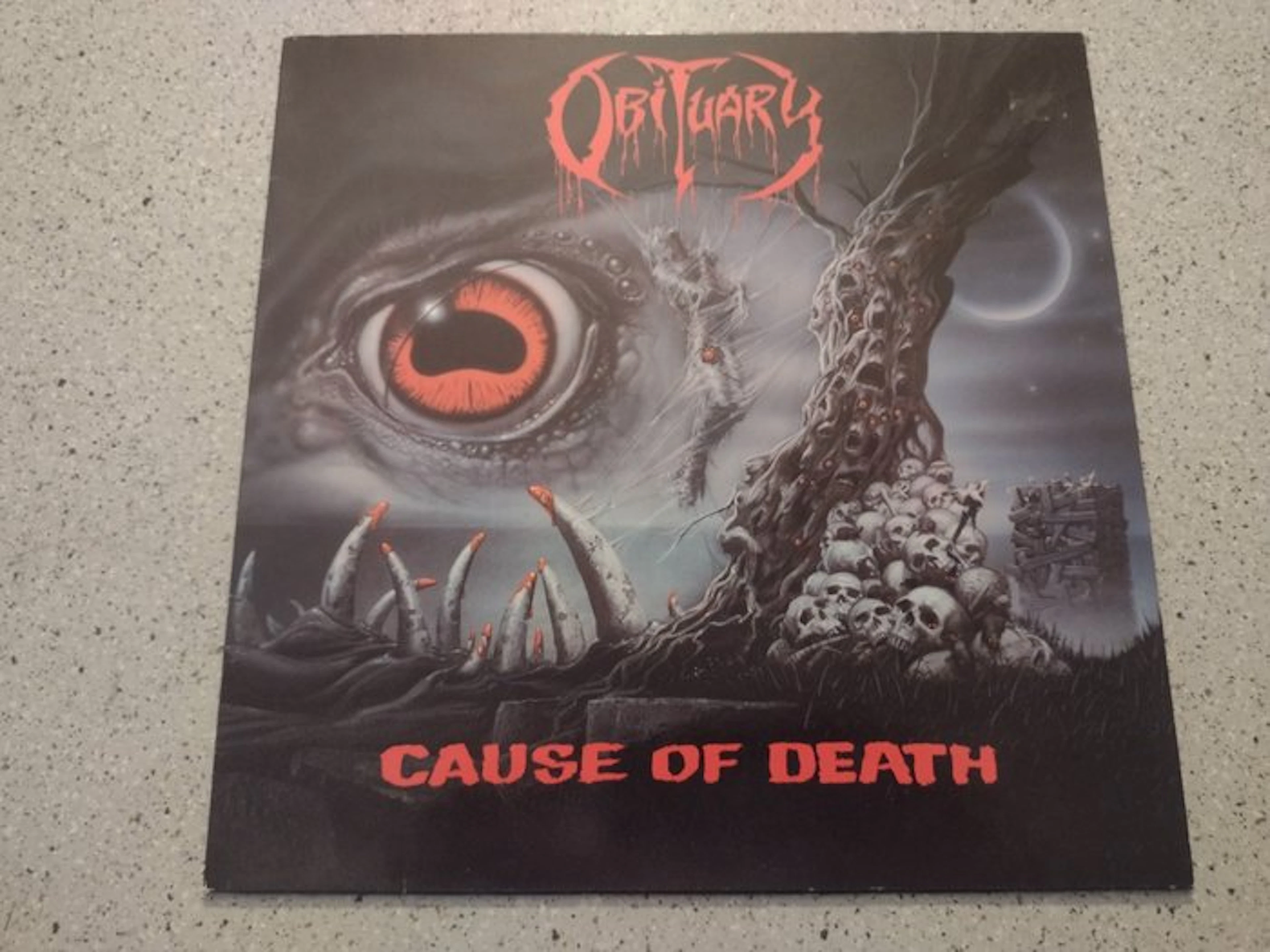 Obituary - Cause of death - Vinyl record - 1st Pressing - 1990