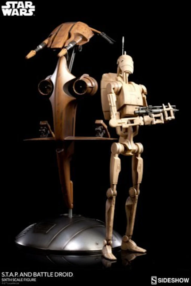 Sideshow Collectibles - Statue, S.T.A.P. and Battle Droid - 43 cm