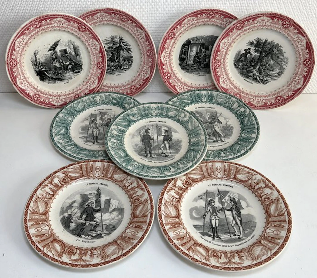 Plate (9) - Porcelain