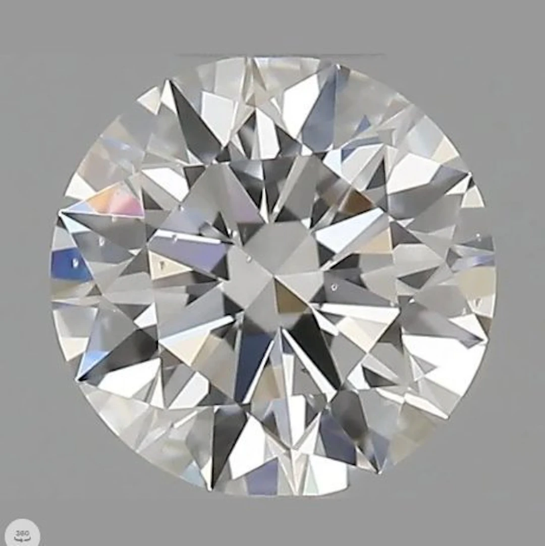 1 pcs Diamond (Natural) - 0.31 ct - Round - D...