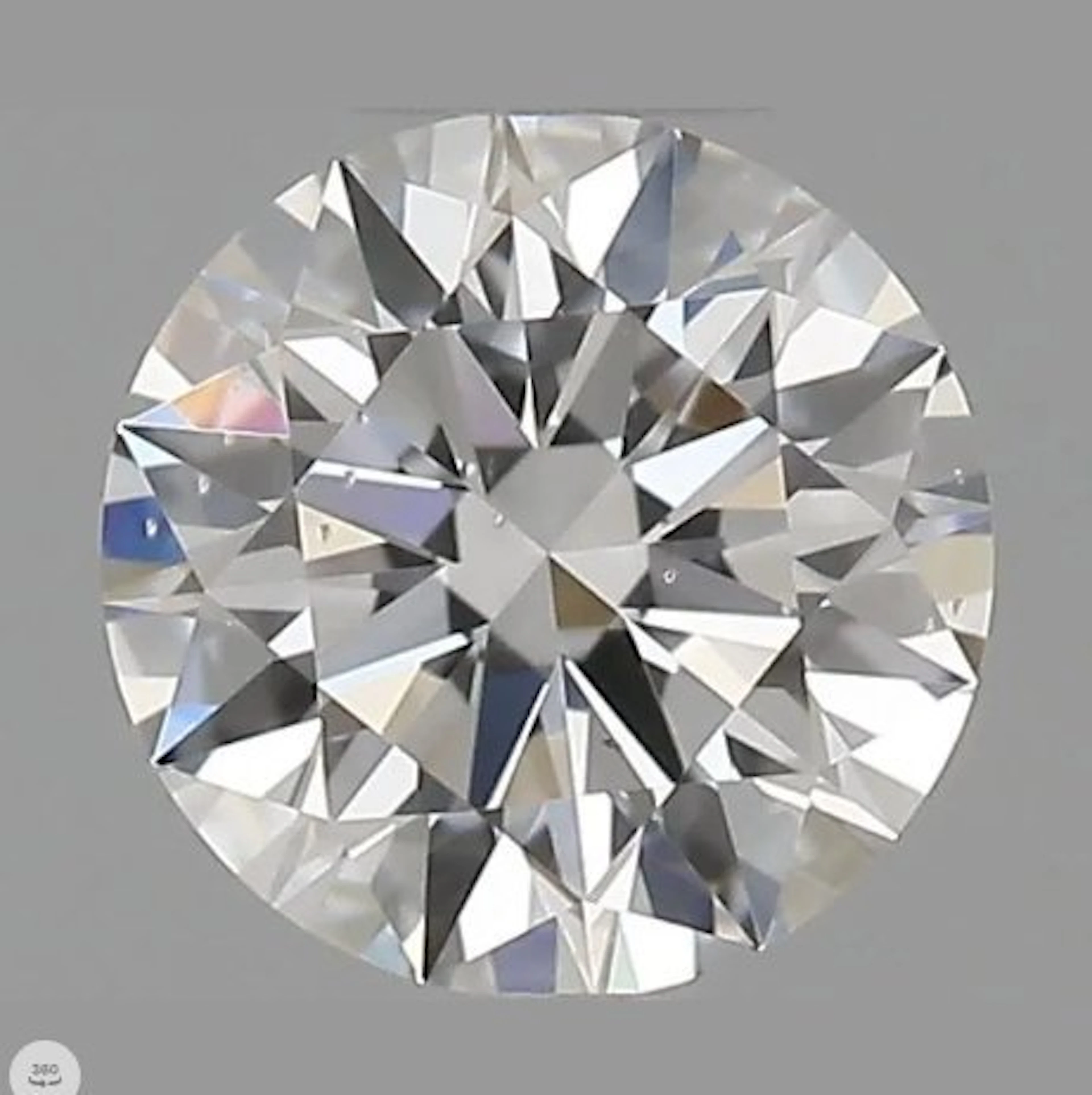 1 pcs Diamond (Natural) - 0.31 ct - Round - D...