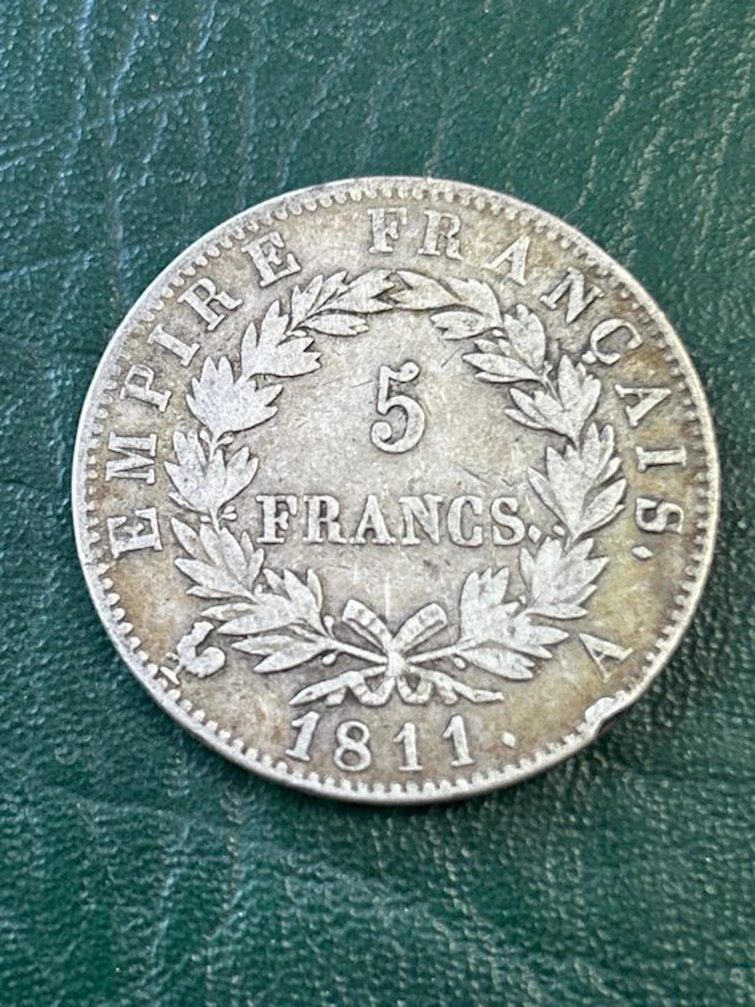 France. Napoléon I (1804-1814). 5 Francs 1811-A, Paris (No reserve price)