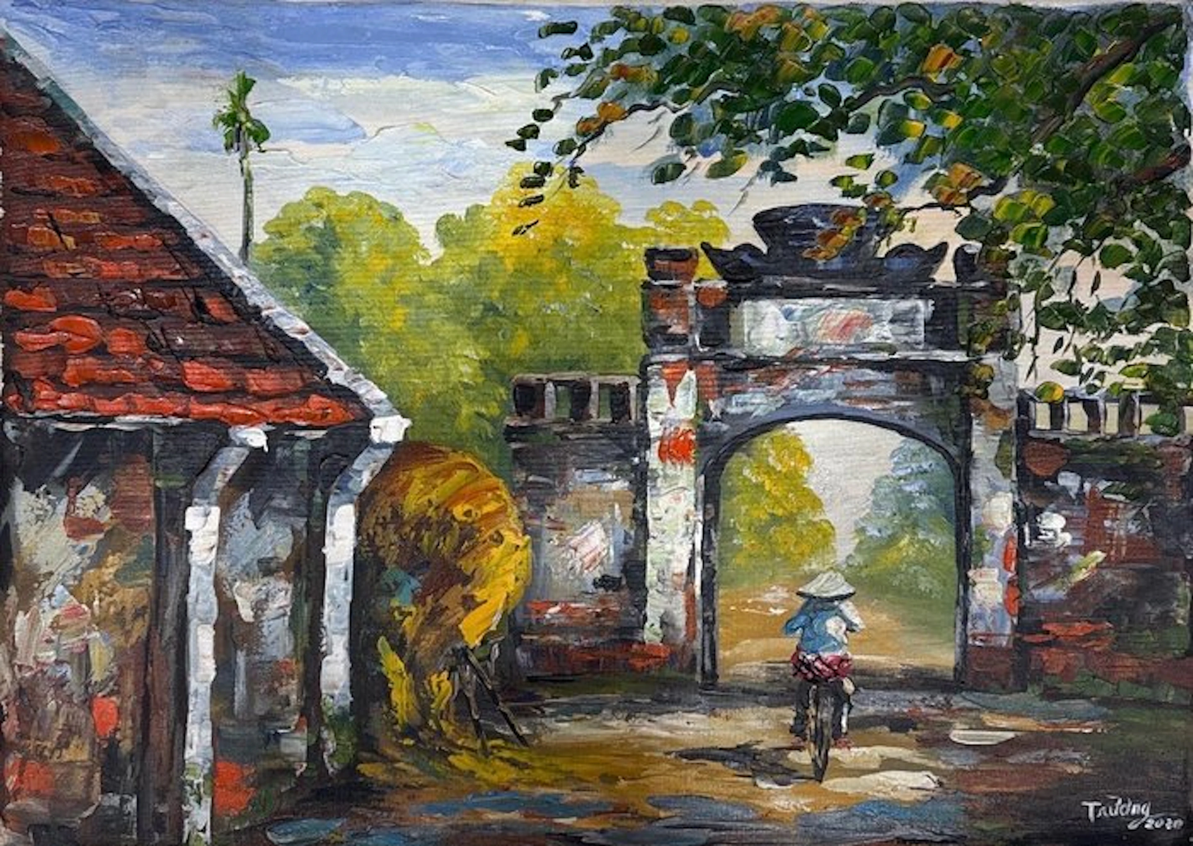 Truong T - Passage de la Porte ↑50 →70 cm ✦ Livraison gratuite ✦