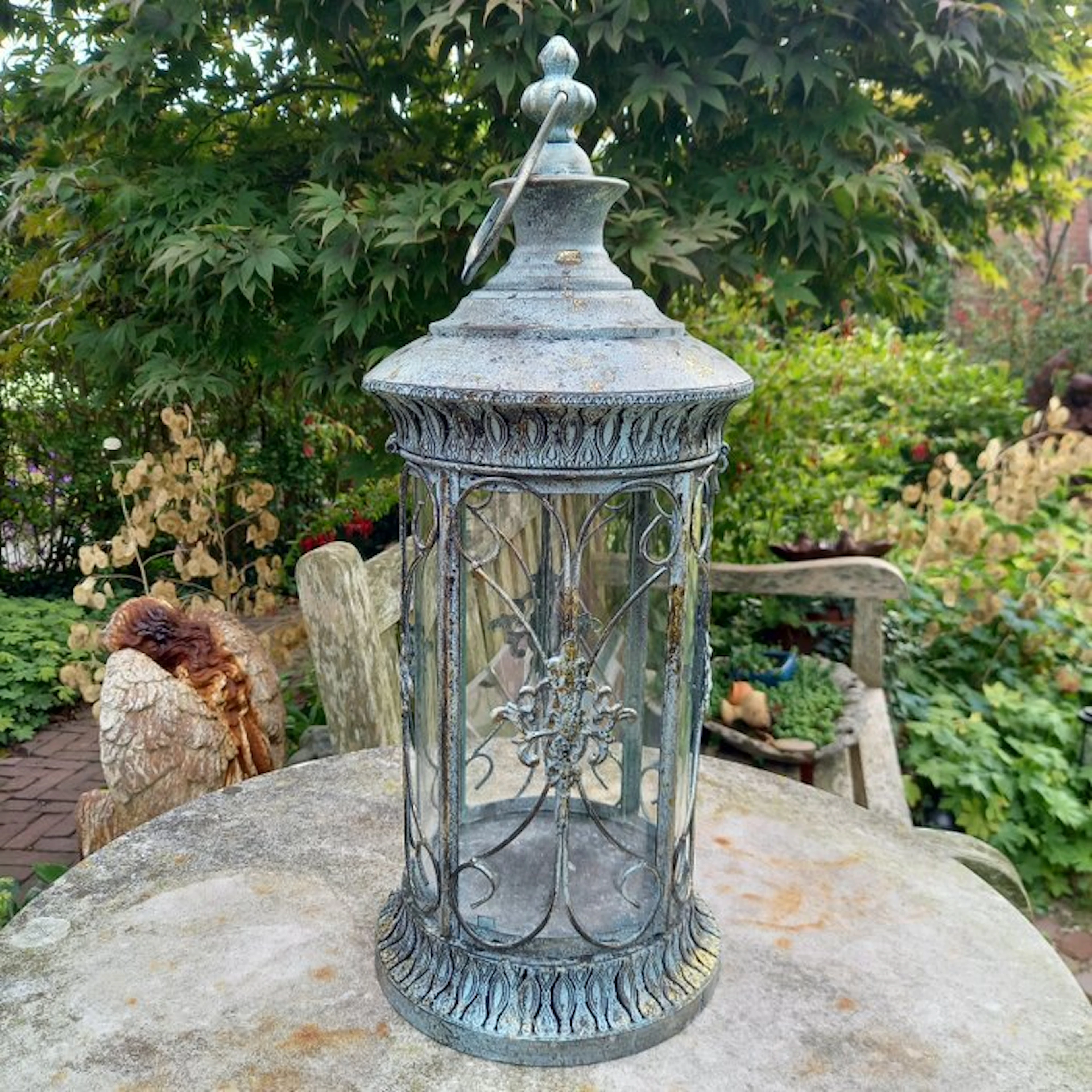 Lantern - "Candle Lantern" - 50 cm - Glass, Metal