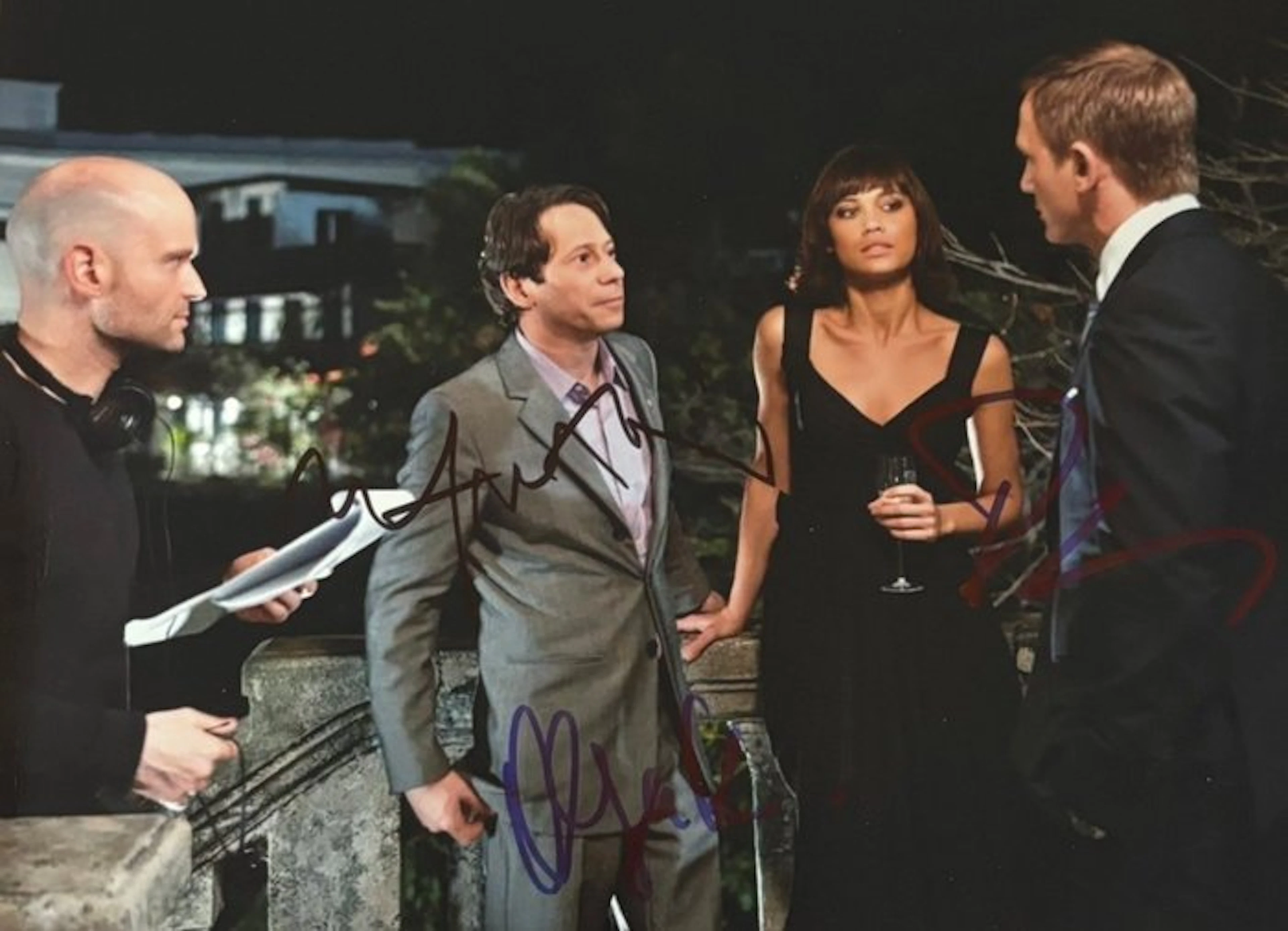 James Bond Quantum of Solace - Triple signed by Daniel...