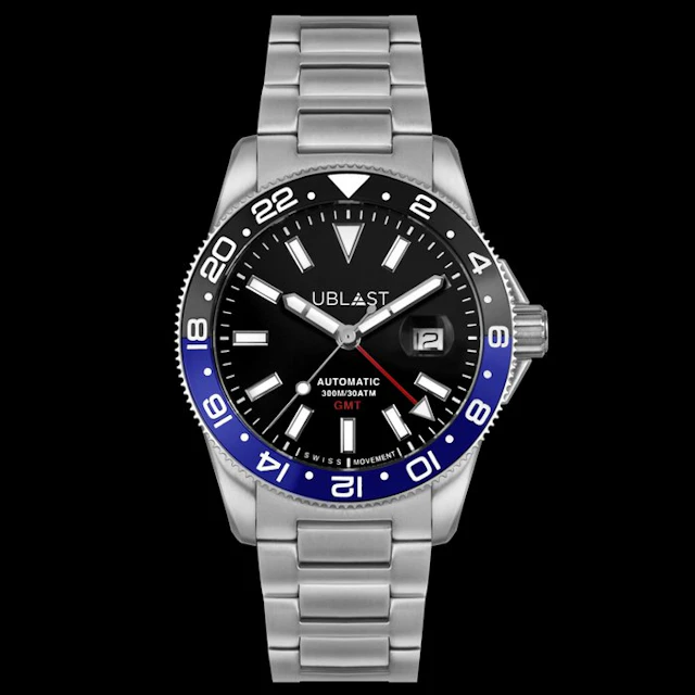 Ublast - Royal GMT Professional - UBRG44BBK - Automatic Swiss - Men - 2026