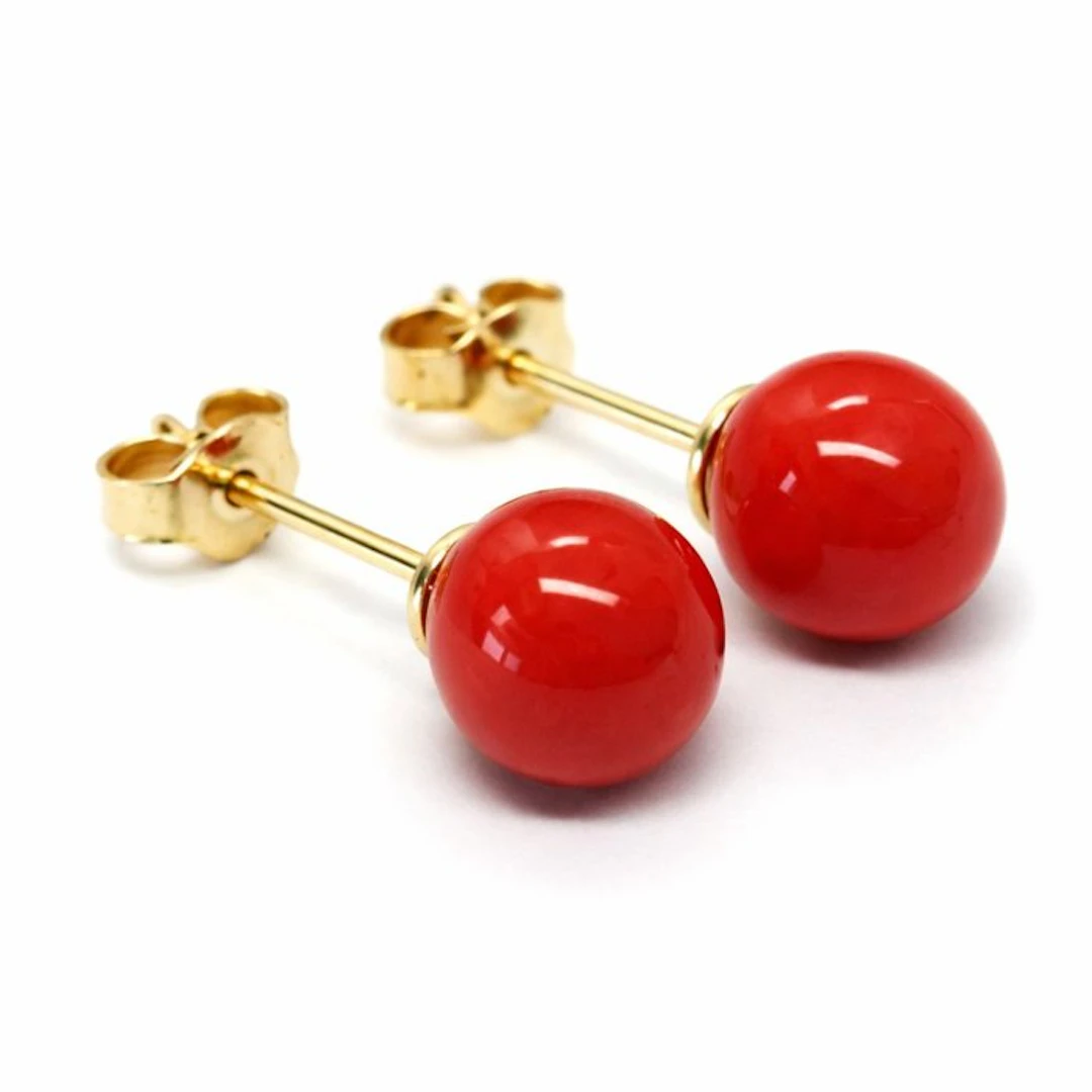 Coral - other - Earrings