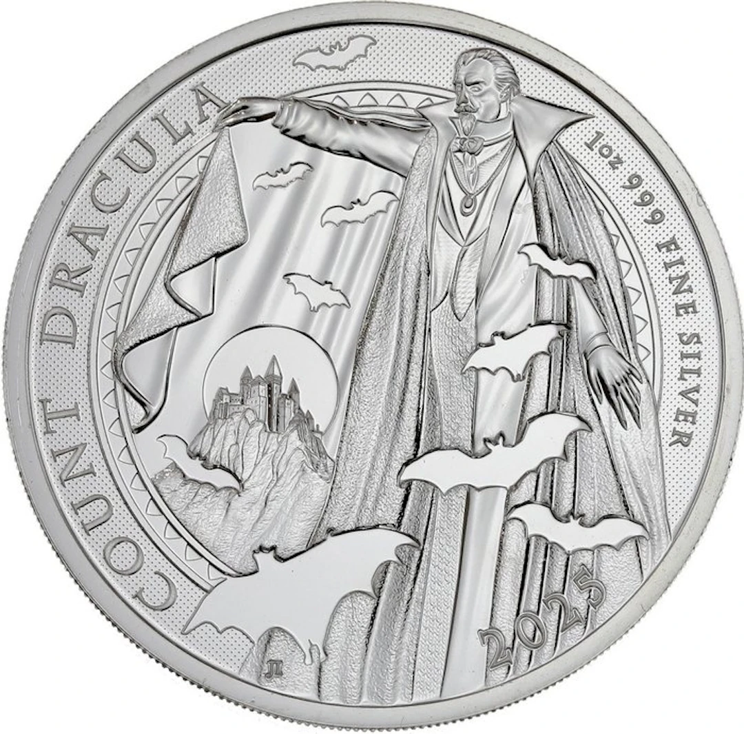 1 Troy Ounce - Silver .999 - Dracula 2025 - 31,1 gram...