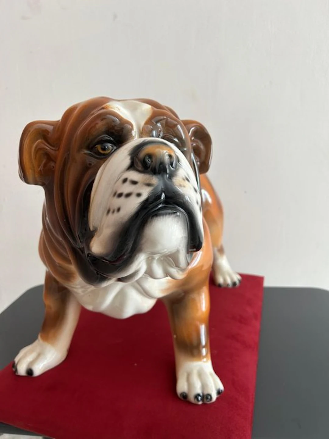 Statue, Bulldog - 42 cm - Ceramic