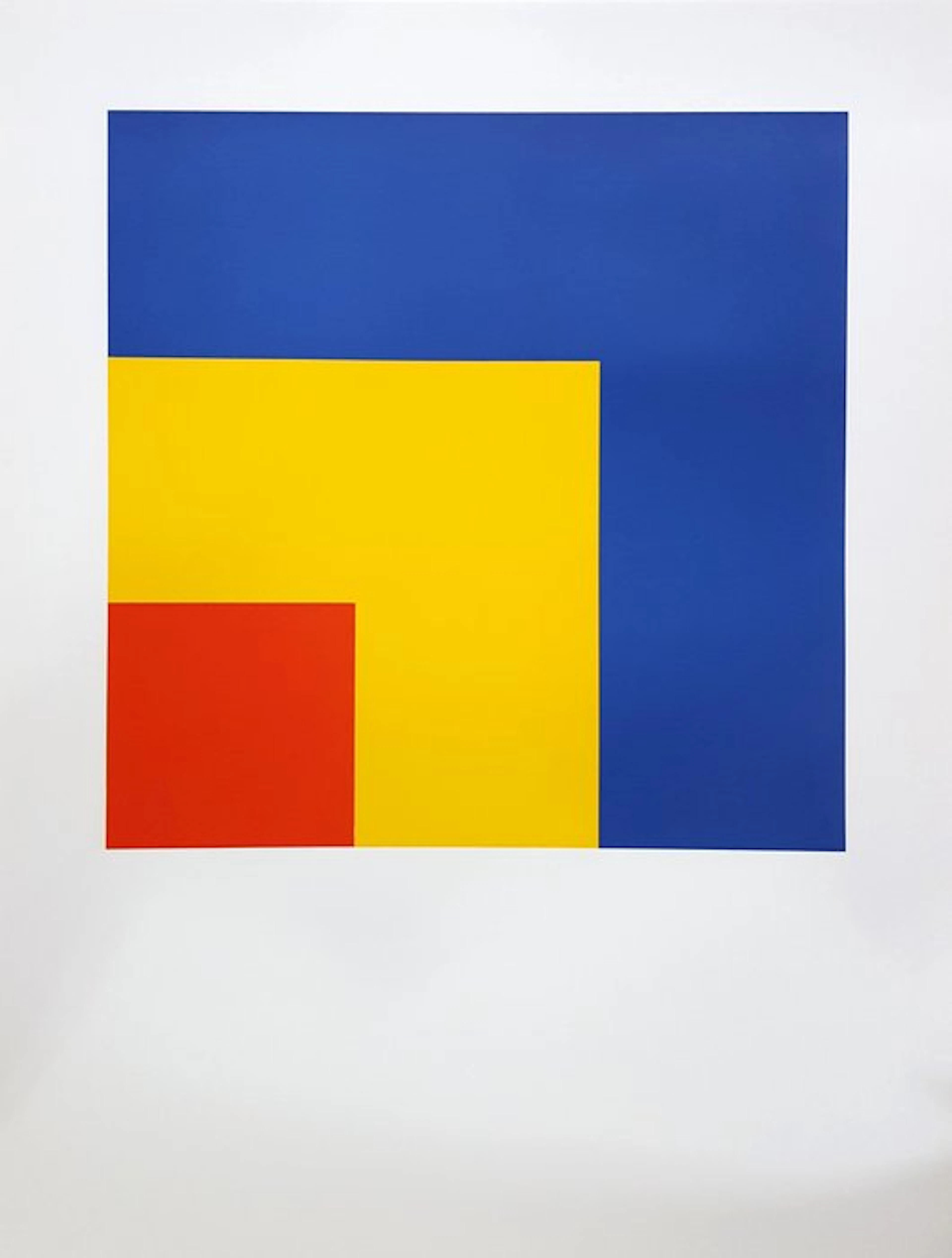 Ellsworth Kelly - Red Yellow Blue - Lithographic licensed print 2005 - COA