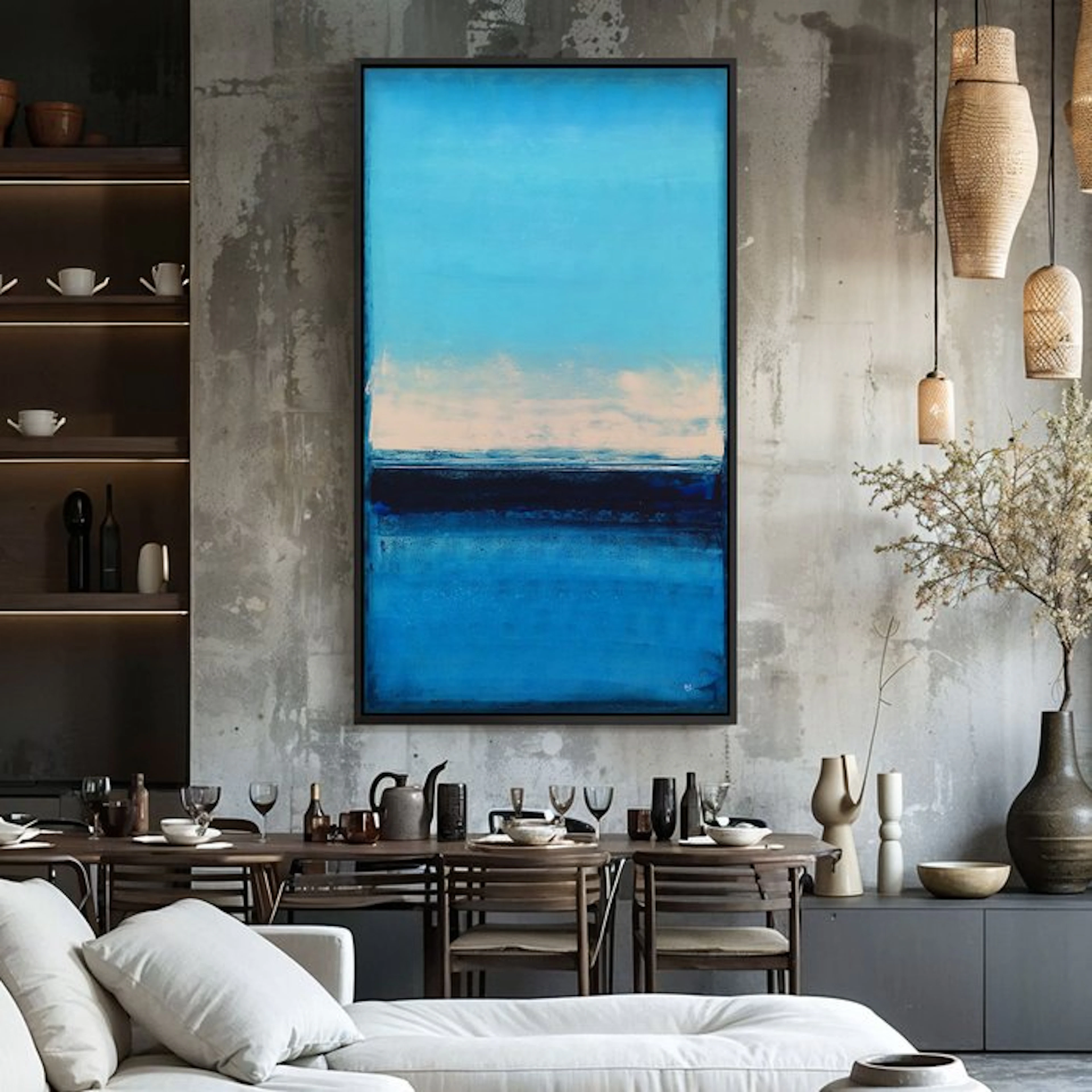 Noelia Correa Art - ZORIEN . Ceniza Azul XXL