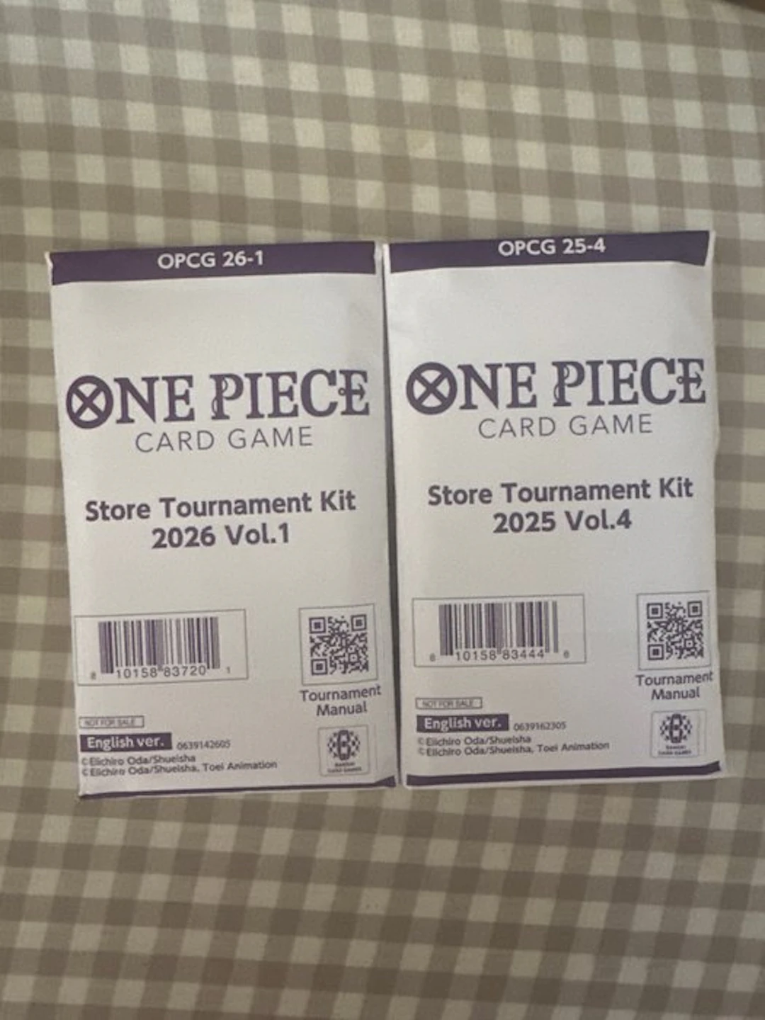 Bandai - 2 Booster box - One Piece - One piece tournament kit