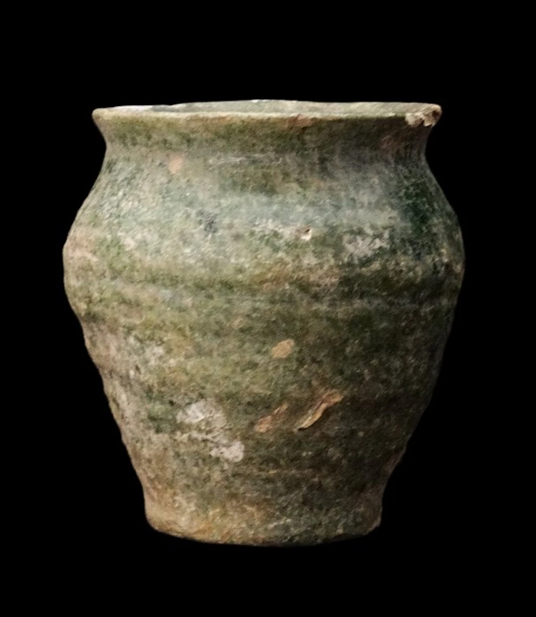 Ancient Roman - Very rare Gallo-Roman vase with lead...