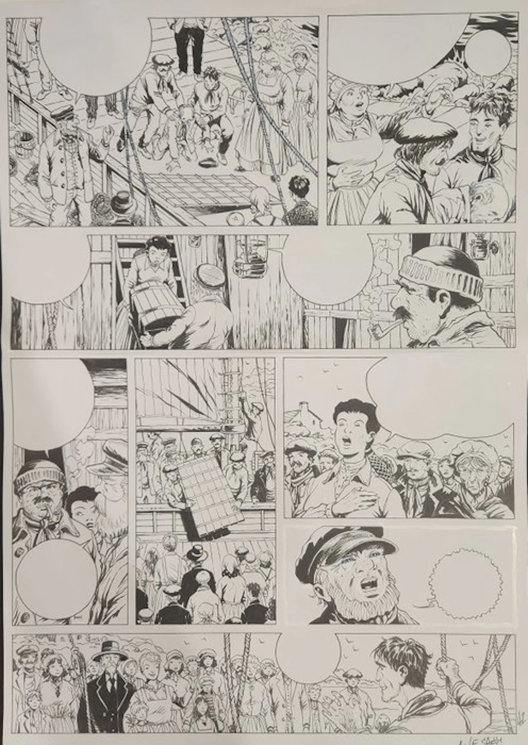 Le Saec, Erwan - 1 Original page - Entre Terre et Mer