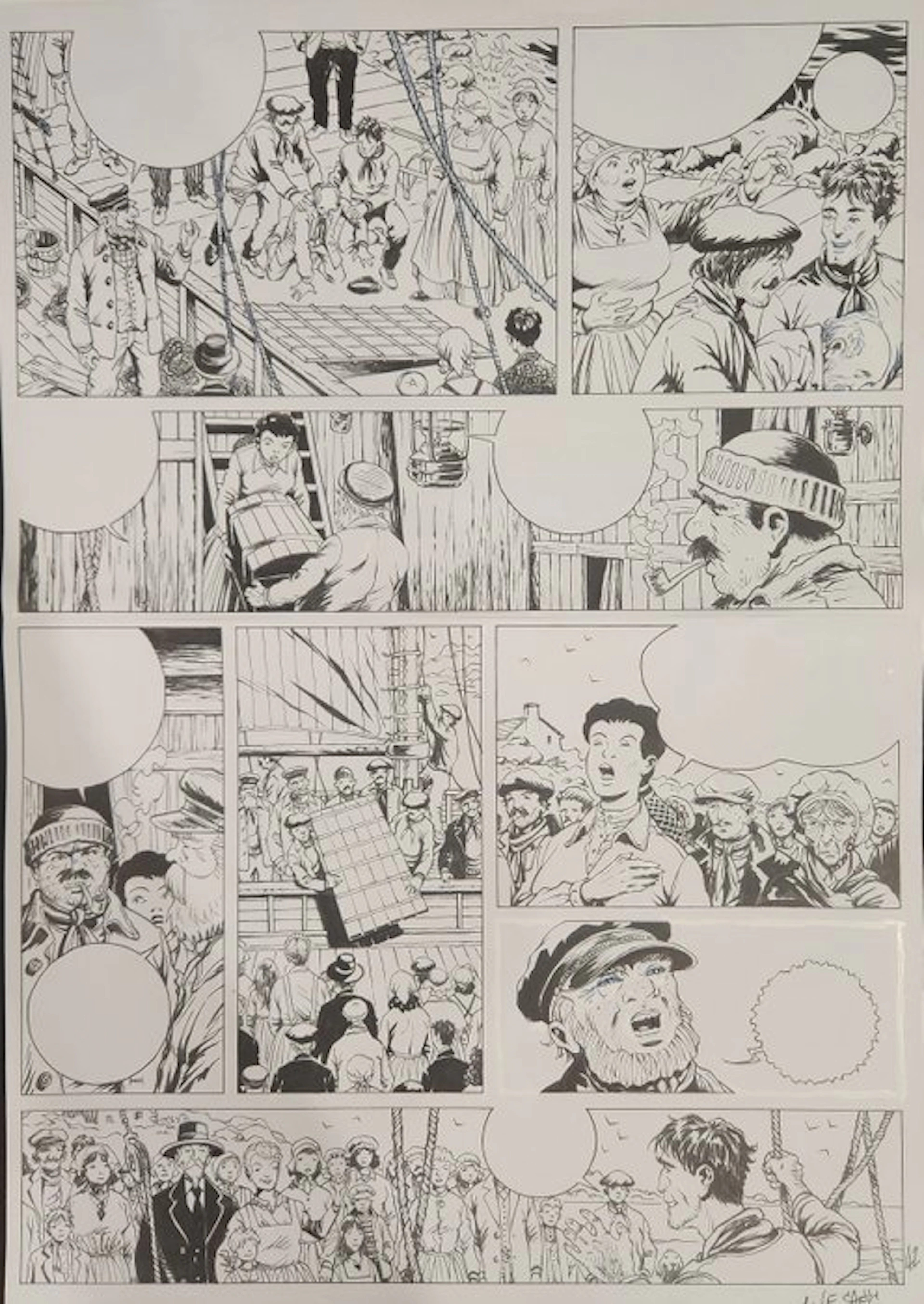 Le Saec, Erwan - 1 Original page - Entre Terre et Mer