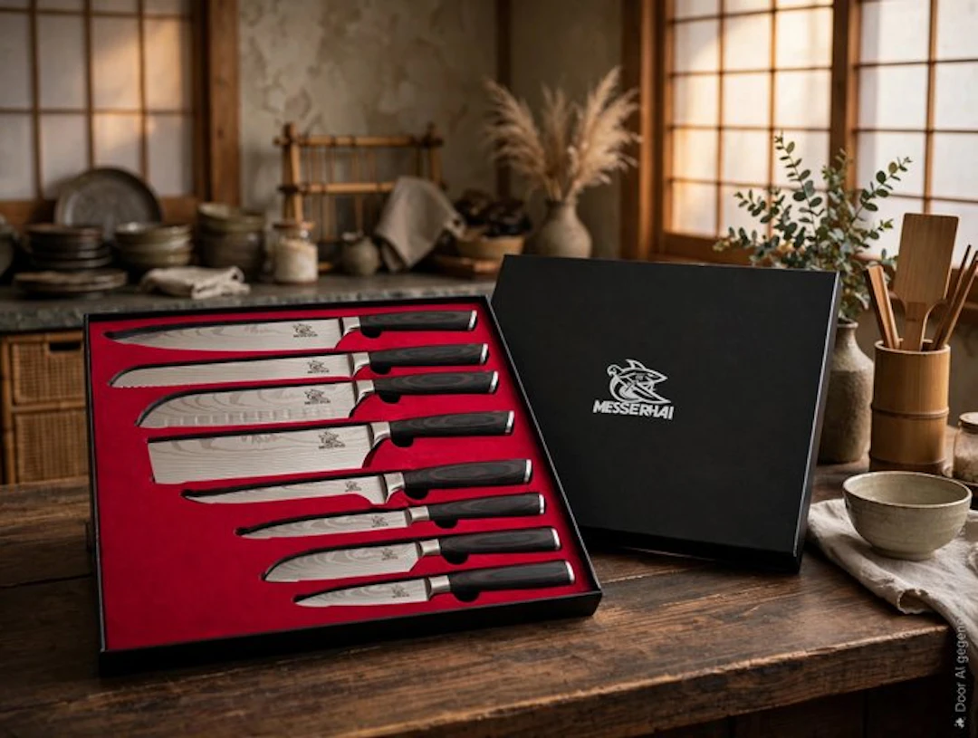 Messerhai-Sakura - Kitchen knife - Professional 8-piece...