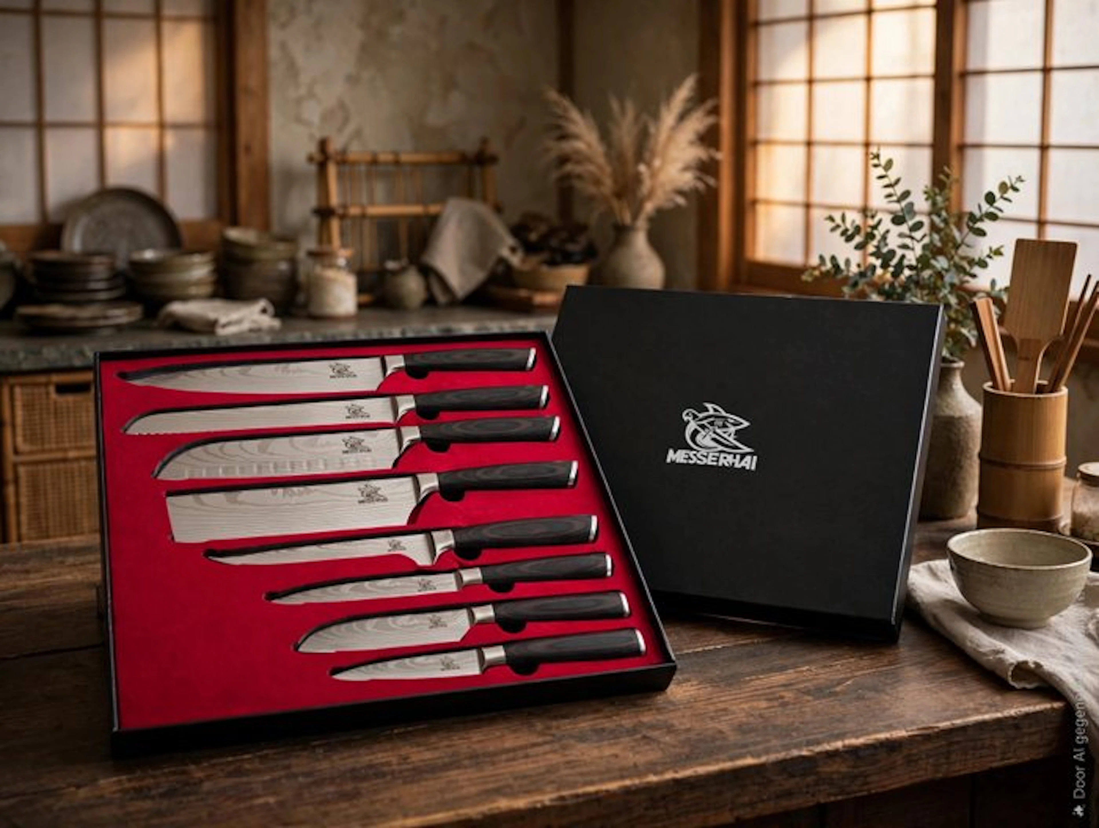Messerhai-Sakura - Kitchen knife - Professional 8-piece...