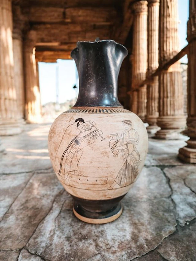 Replica of Ancient Greek ceramic Vase - 33 cm