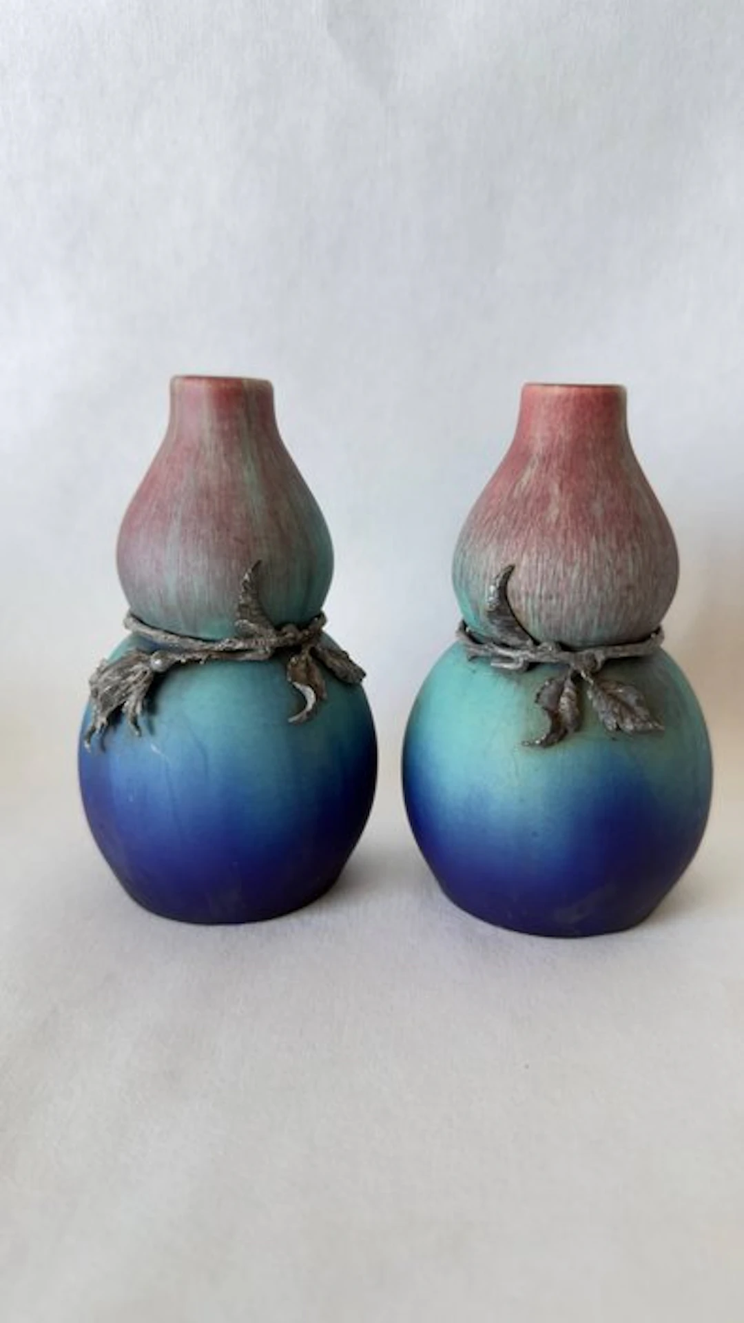 Eugène Baudin - Vase - Earthenware - Art Nouveau Flambé Glaze