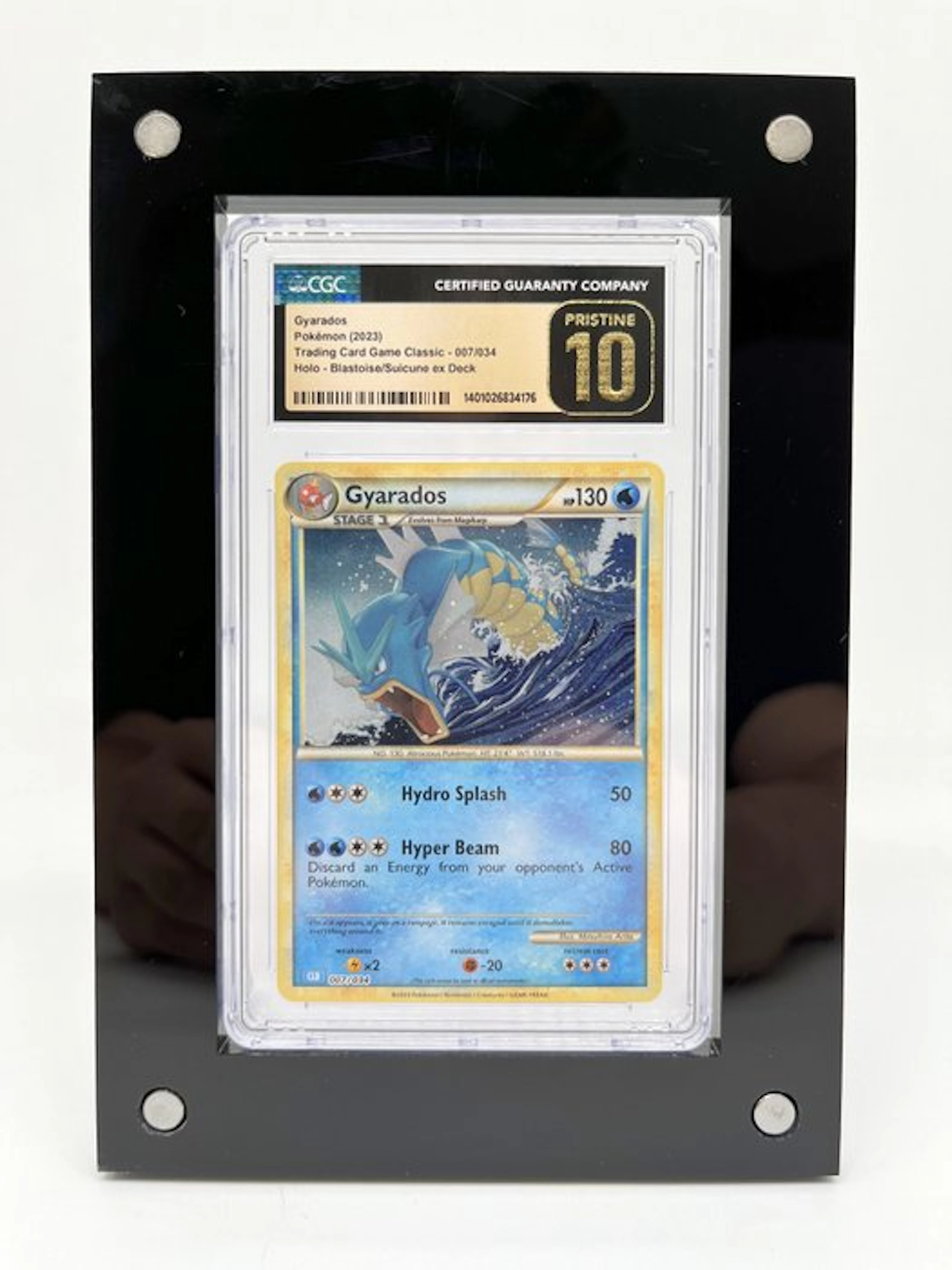 Pokémon Graded card - Gyarados, Blastoise & Suicune ex Deck - CGC Pristine 10
