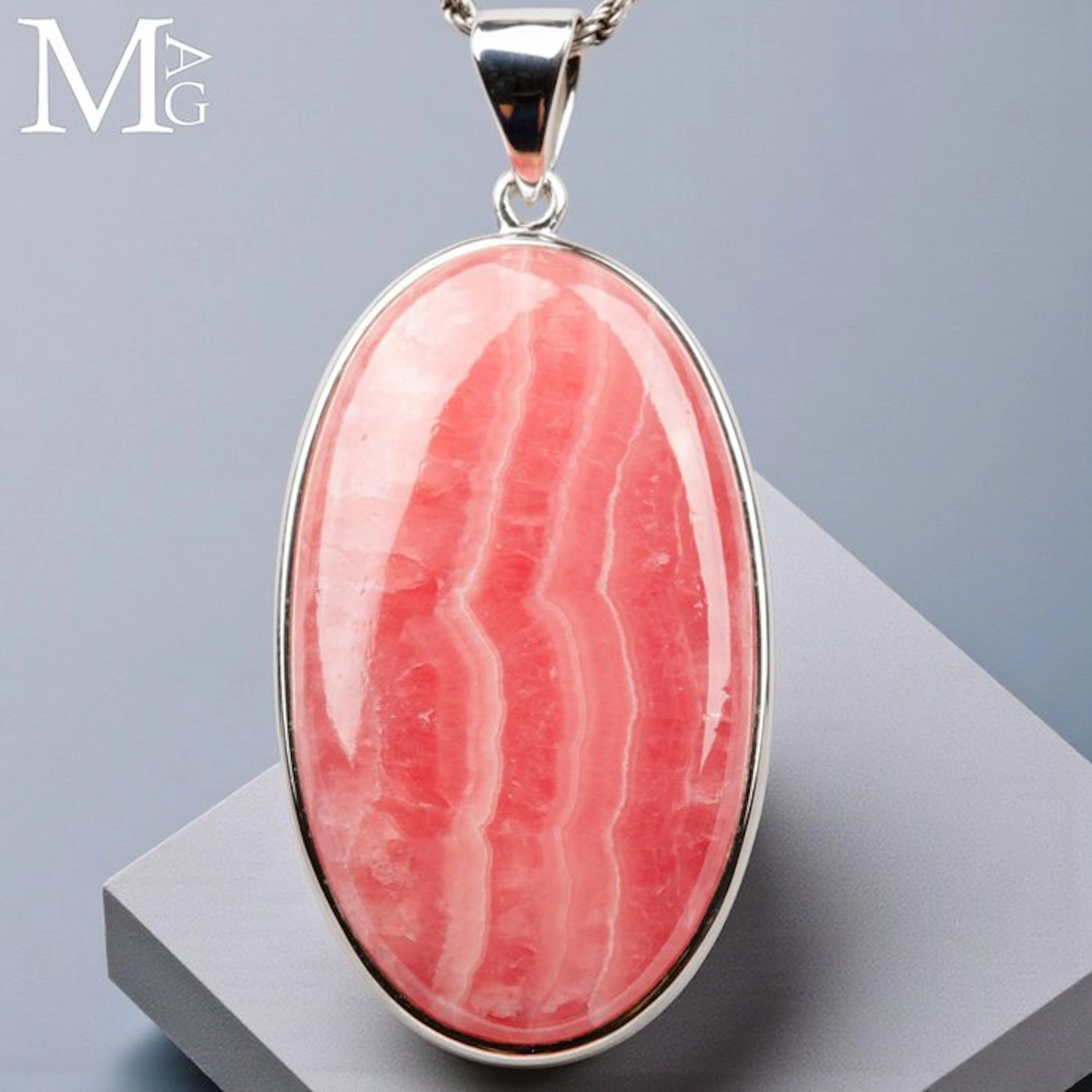 The “Stone of Love and Compassion” Rhodochrosite - Height...