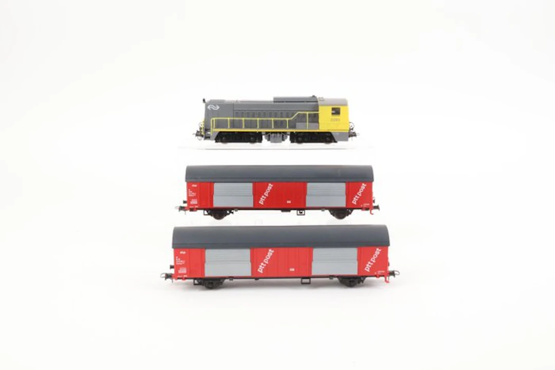 Roco H0 - Train set (3) - 2293 + PTT mail train. - NS