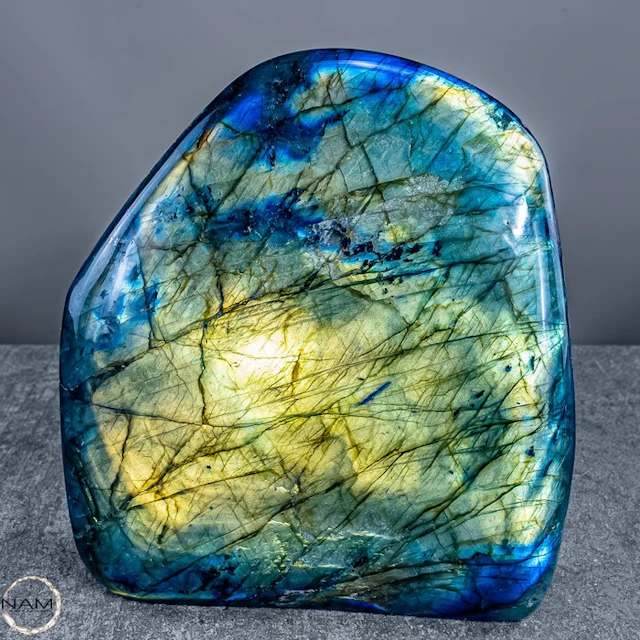 Natural labradorite freeform from Madagascar –...