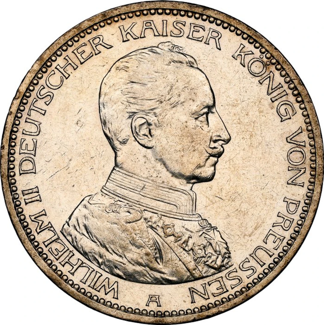 Germany, Prussia Wilhelm II. 5 Mark 1913 - NGC MS61