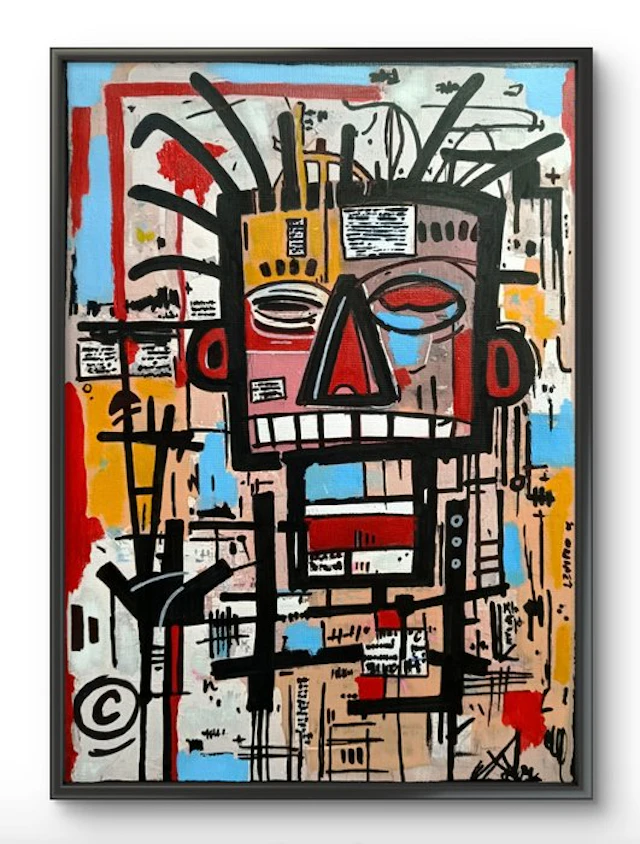 Le Viro (1983) - 'Chiscado' (Original Artwork on canvas)
