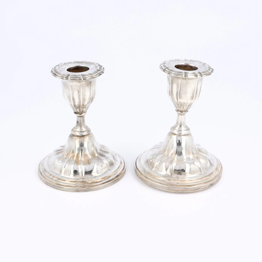 Atkin Brothers (Sheffield, 1910) - Candleholder (2) - .925 silver