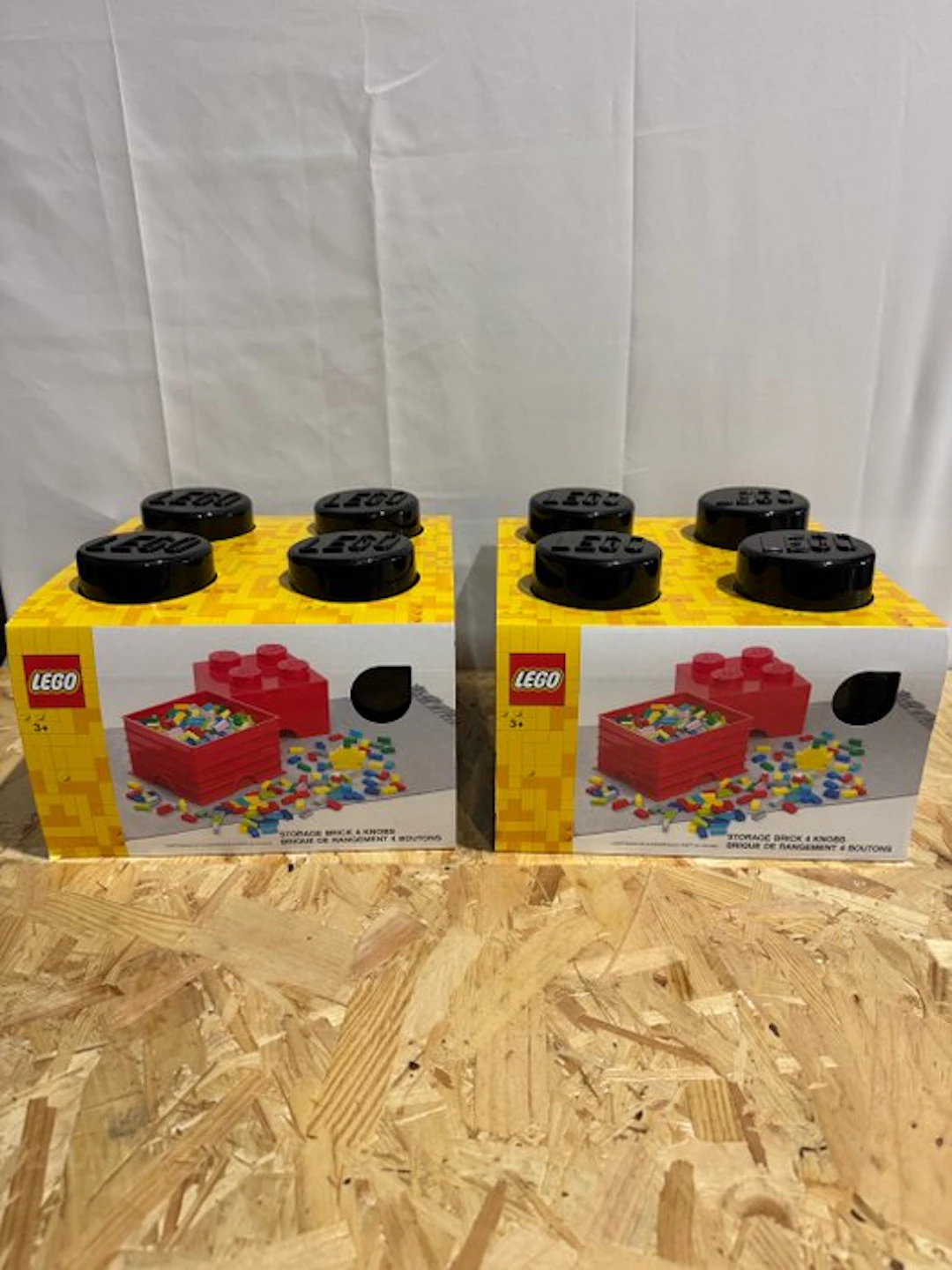 LEGO Merchandise - 2x Opbergsteen 4 nopjes