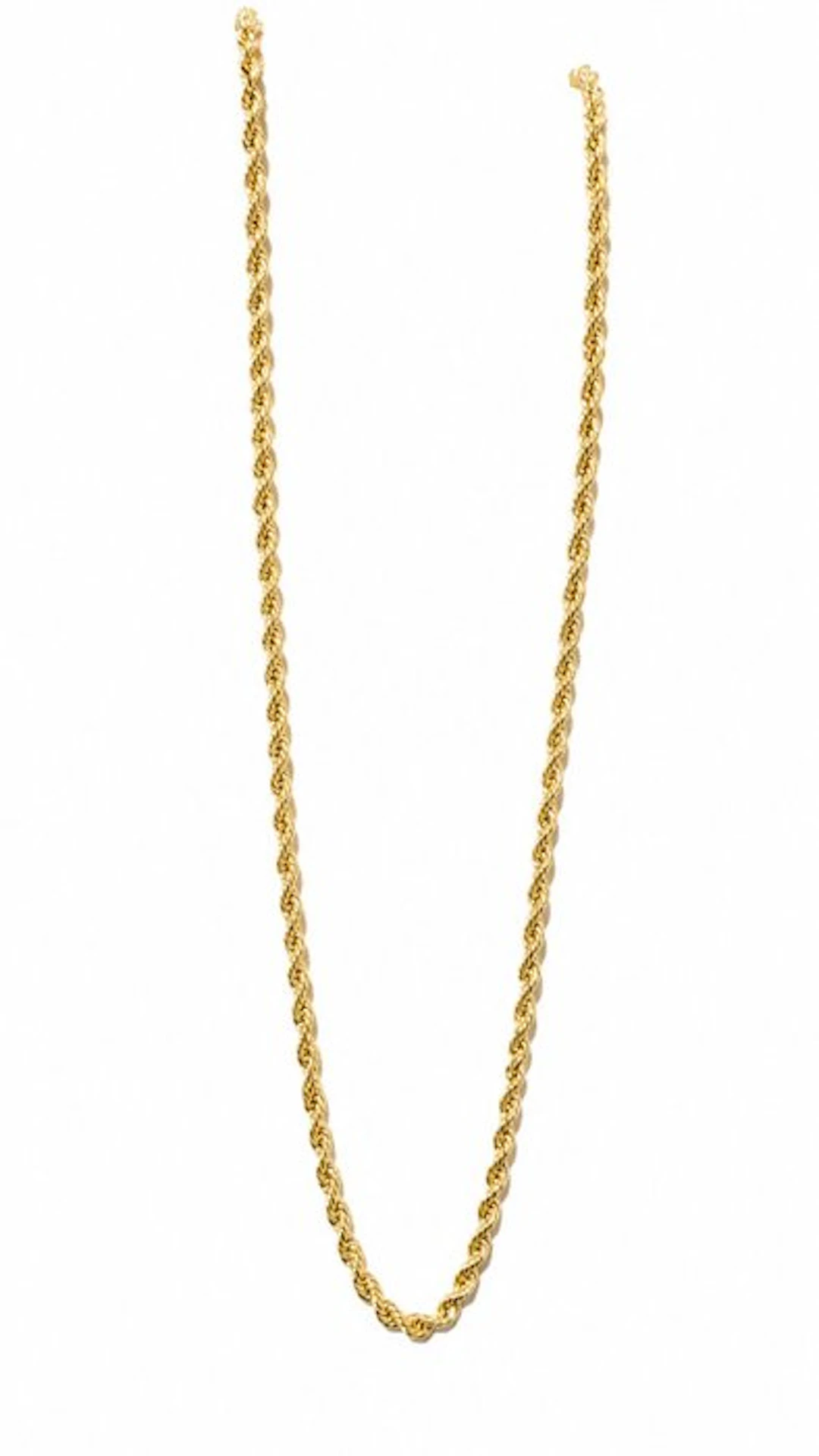 Necklace - 18 kt. Yellow gold - Funetta 50cm 2.3/2.4 g