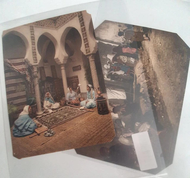Photochrom Zurich (XIX) - "Mendiants devant la mosquée...