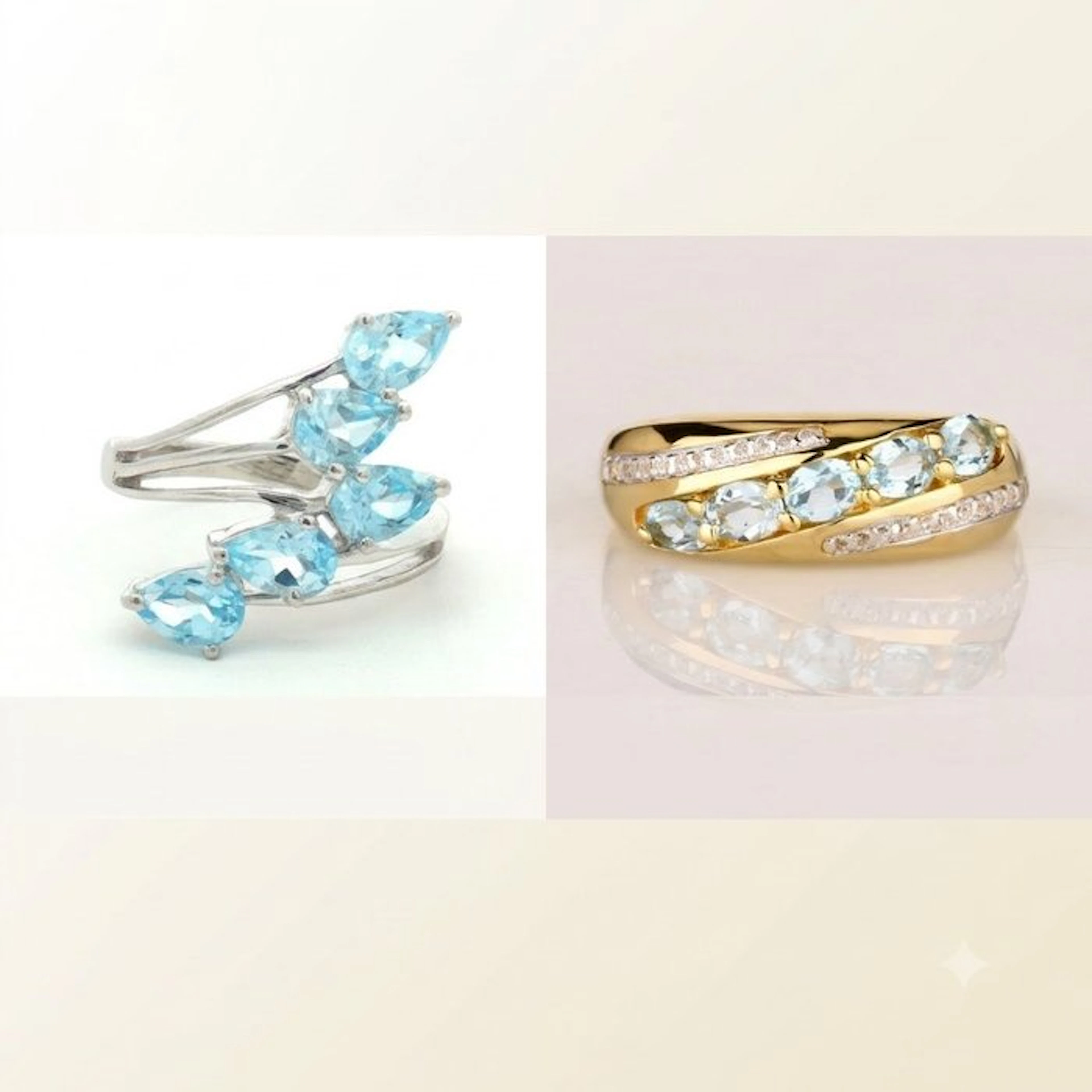 No reserve price - 2 piece jewellery set Gold-plated