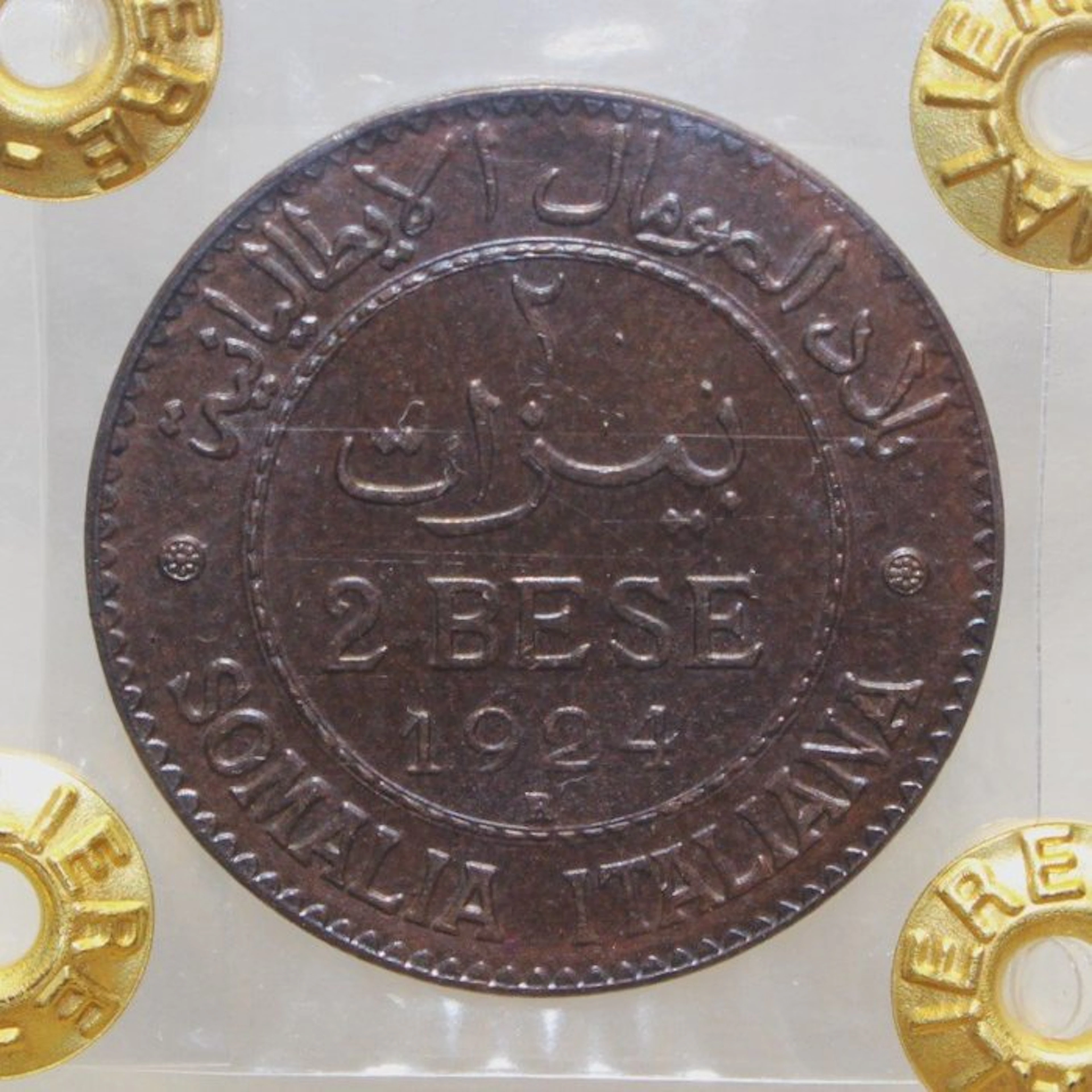 Somalia Italiana Vittorio Emanuele III. 2 Bese 1924