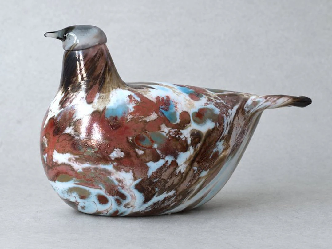 Italla - Oiva Toikka - Jar - Cucunor - Glass - Bird of the Year 2008