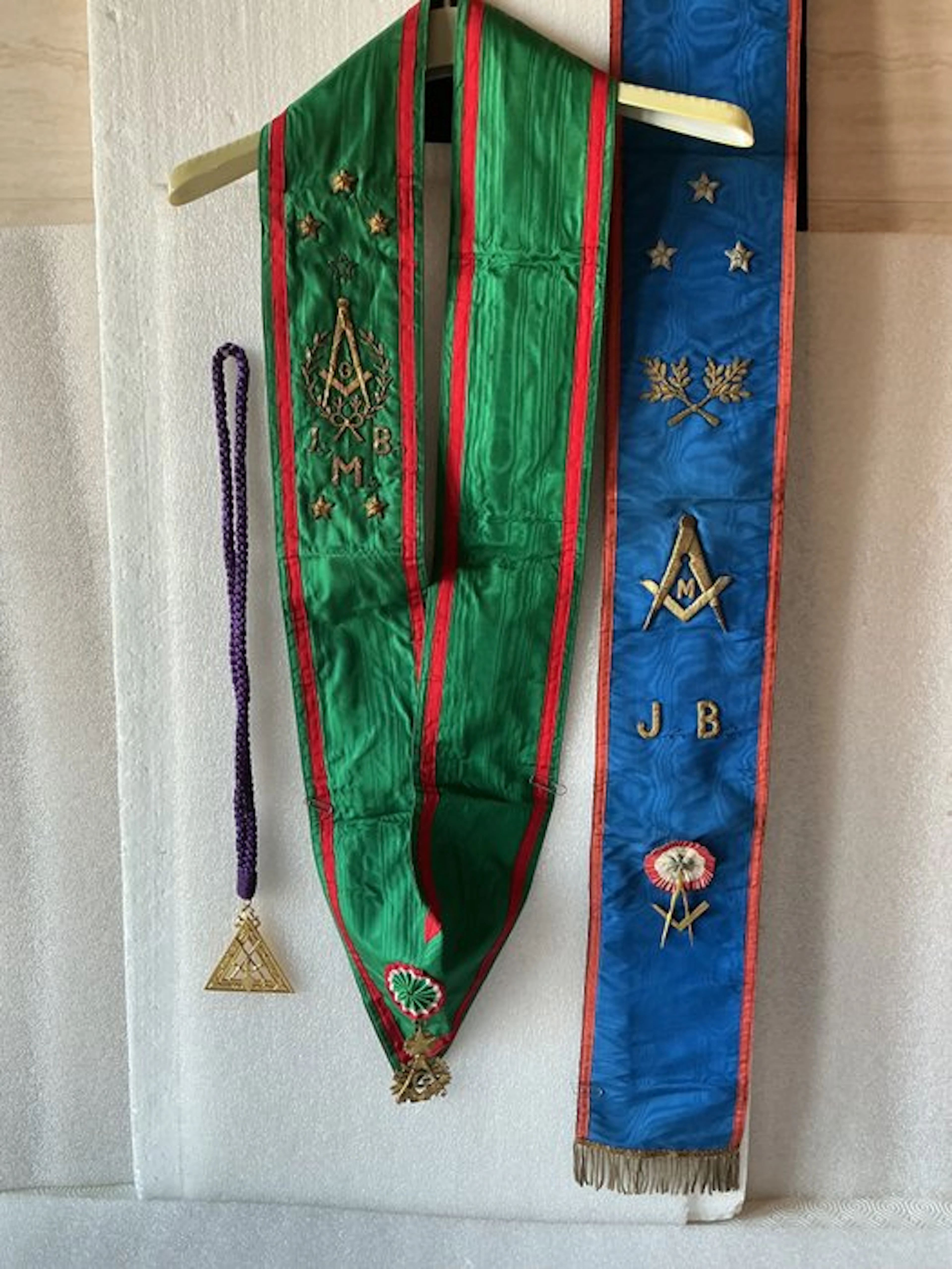 Decorative ornament (3) - Italy - Master Mason's sash