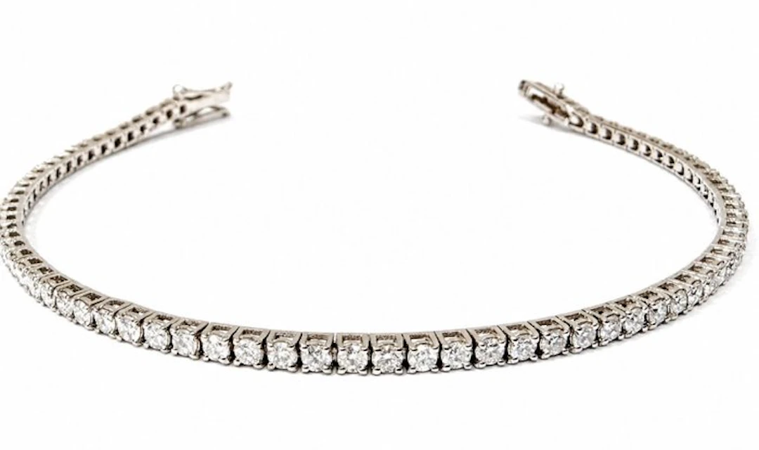 Tennis bracelet - 18 kt
