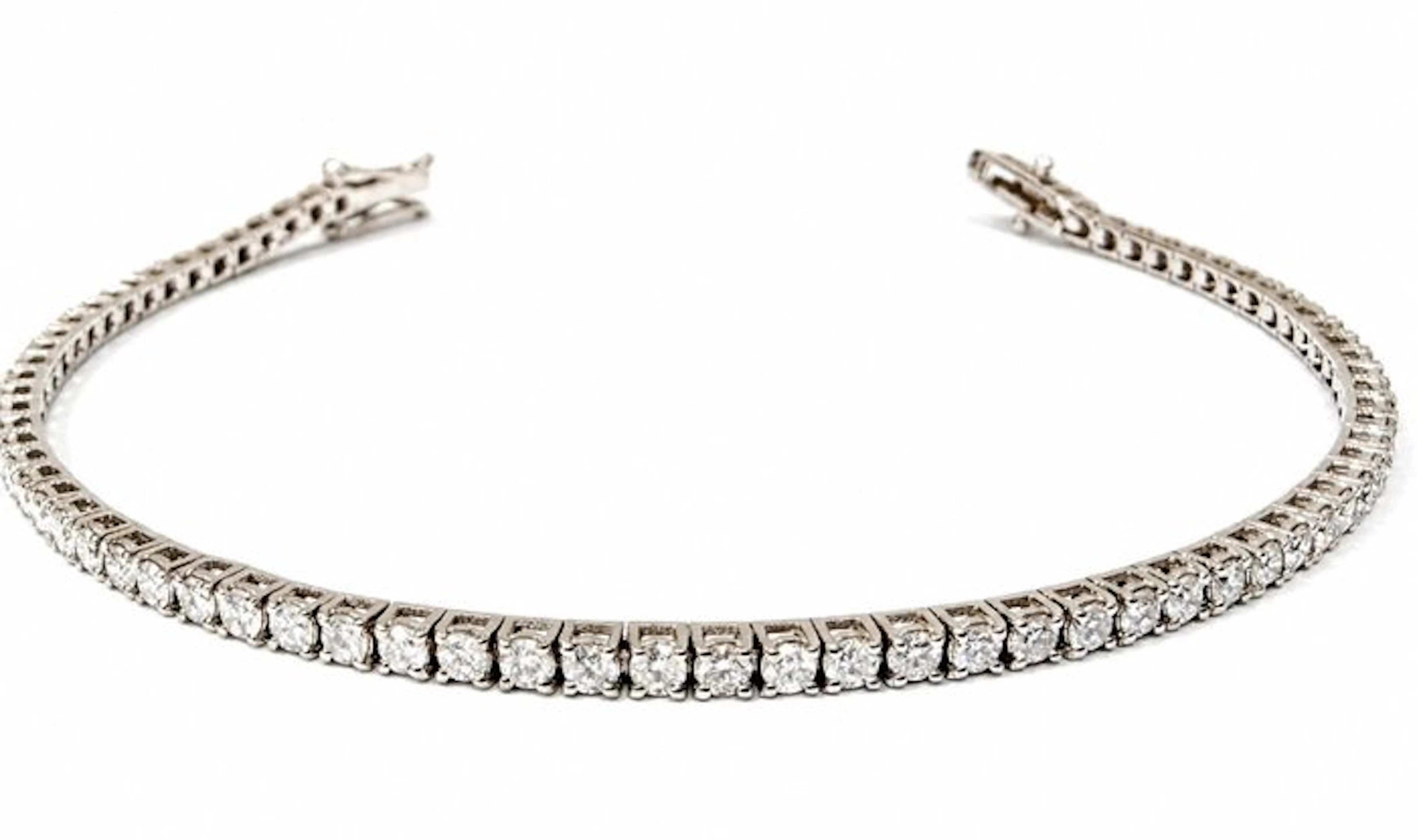 Tennis bracelet - 18 kt