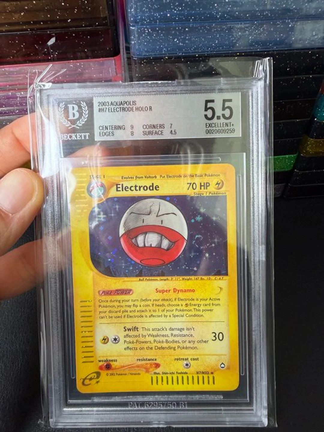 Pokémon - 1 Graded card - Electrode 17 Foil