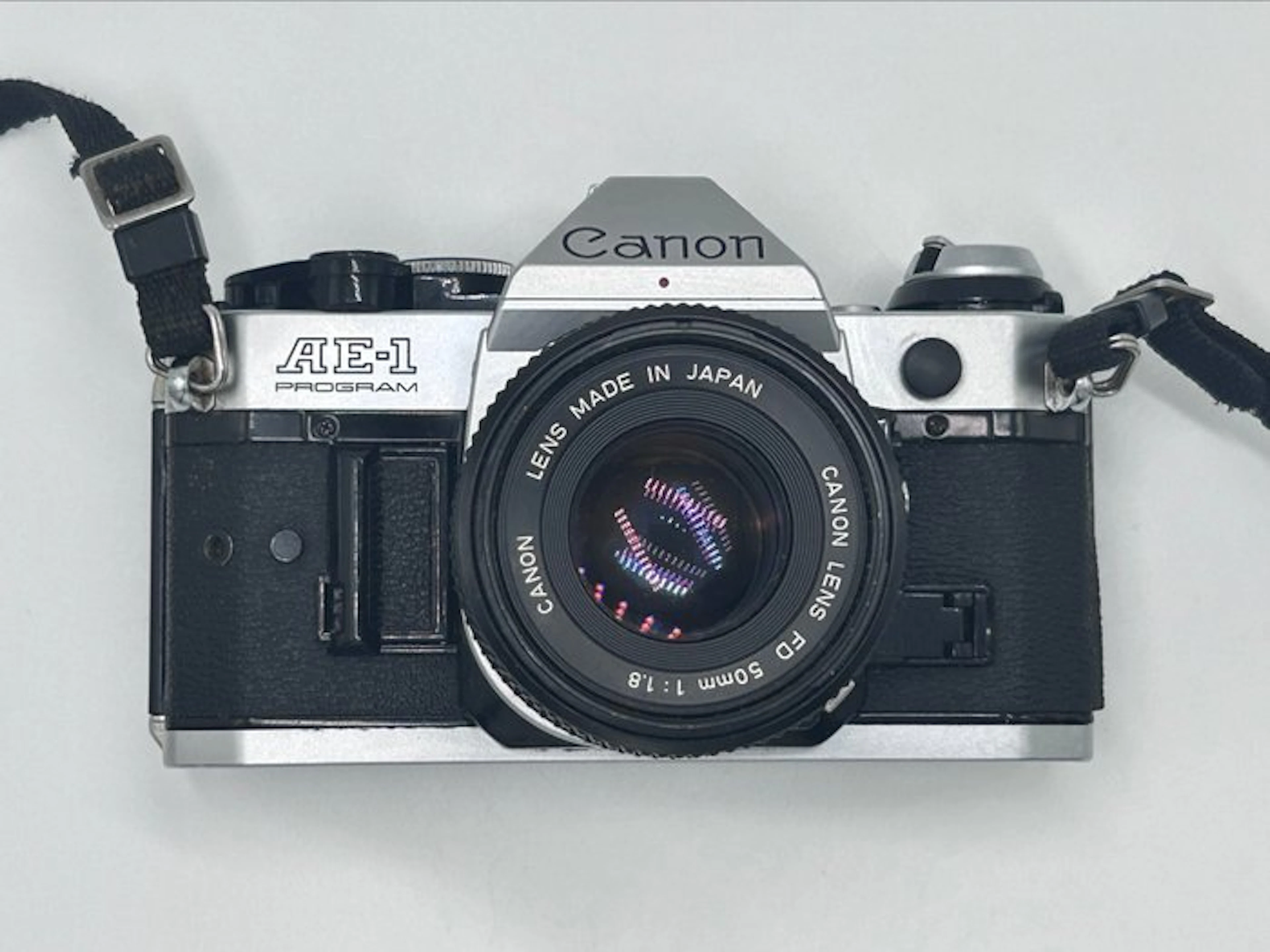 Canon AE-1 Program - FD 1,8/50mm + Flash Speedlite 188A | Analogue camera