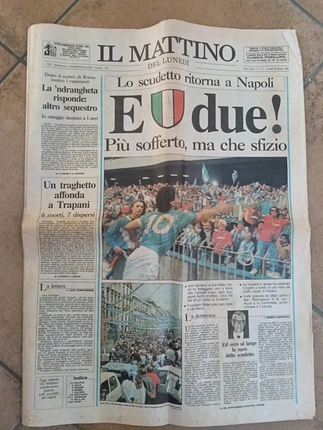 Napoli - Italian Football League - 1990 - Daily