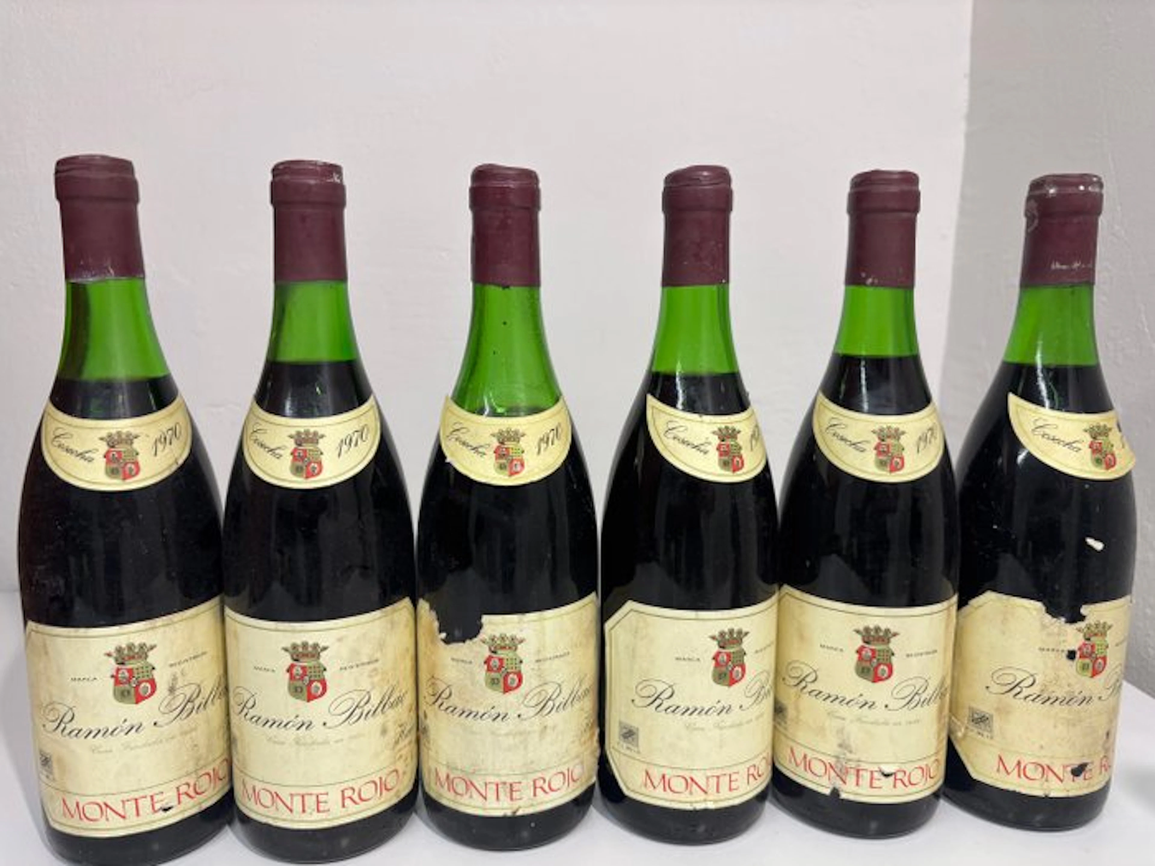 1970 Ramón Bilbao, Monte Rojo - Rioja Gran Reserva - 6 Bottles (0.75L)