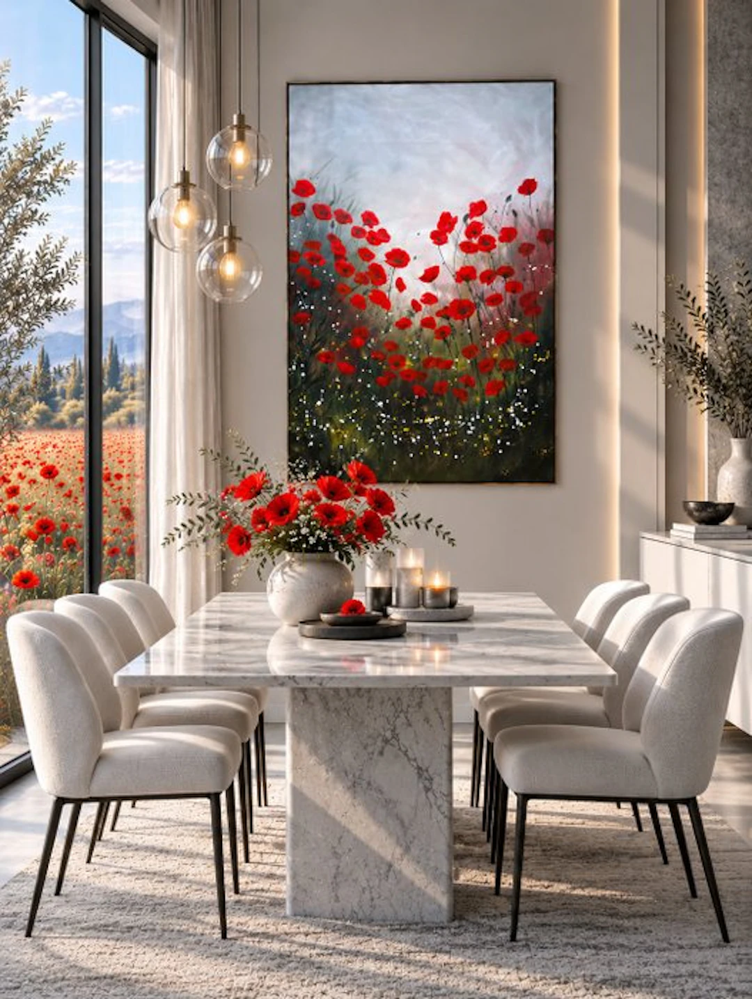 Alla Faber - Open Sky. Serie: Poppies XXL