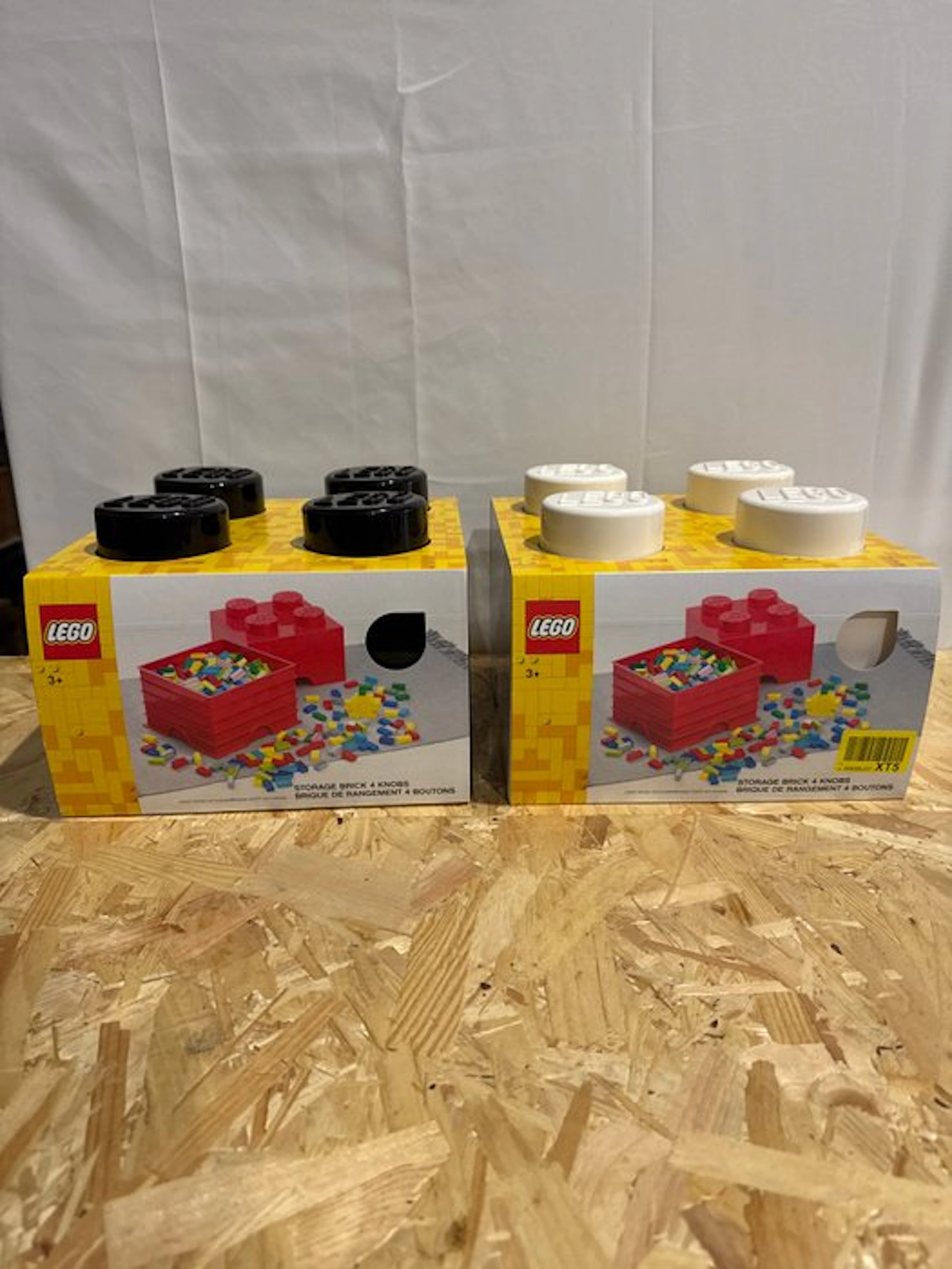 LEGO Merchandise - 2x Storage Brick 4 Knobs