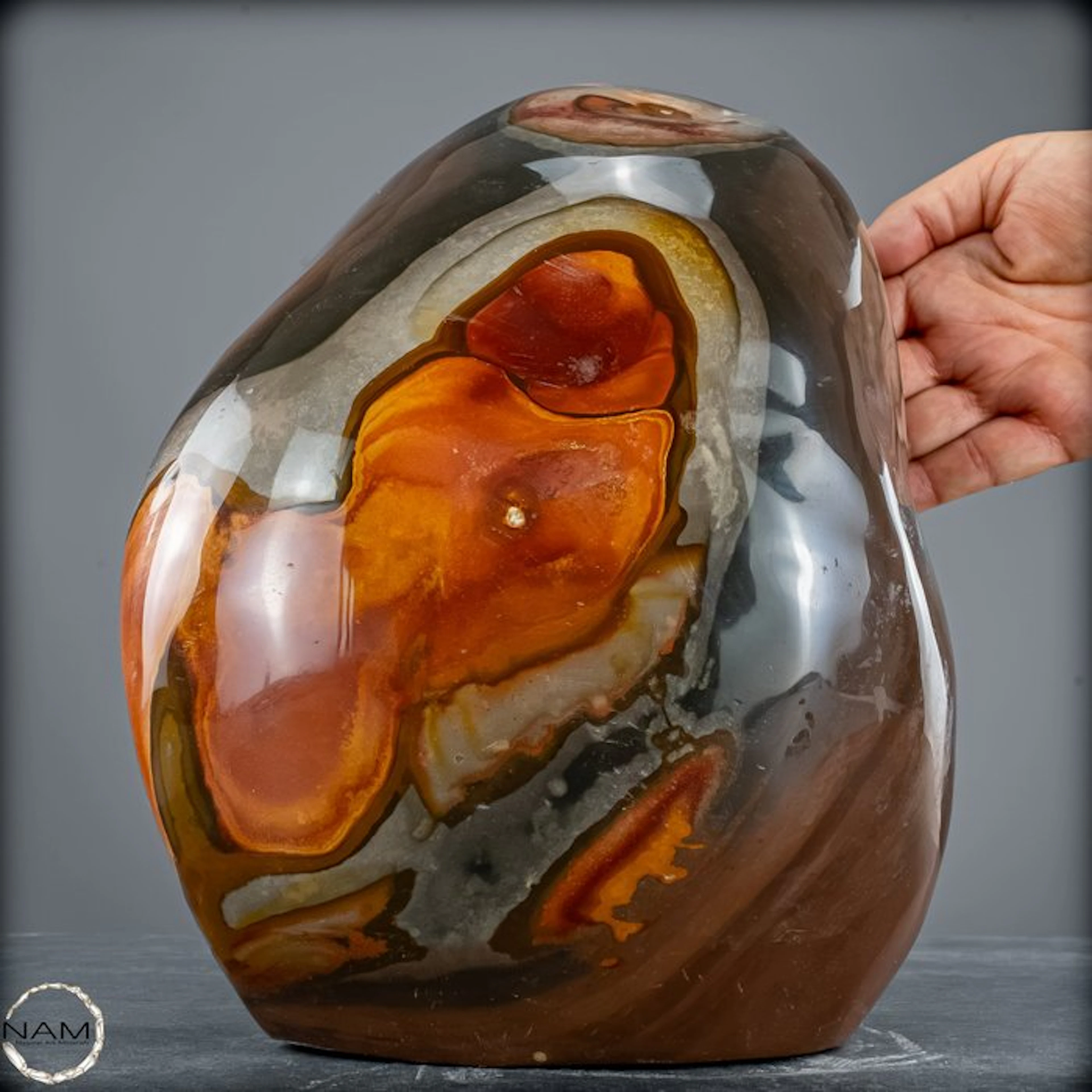 Polychrome Jasper – An expressive freeform of exceptional aesthetics.-
