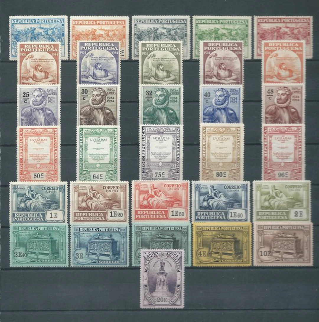 Portugal 1924 - Luís de Camões - complete series - Mundifil 299\329