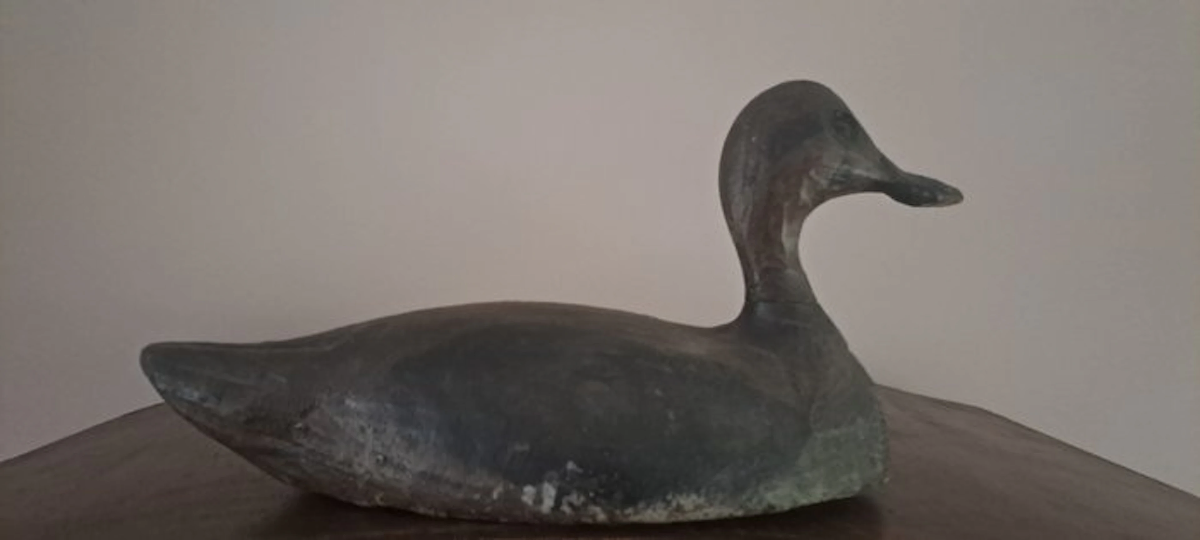 Duck decoy - Antieke Engelse Lokeend. - Wood