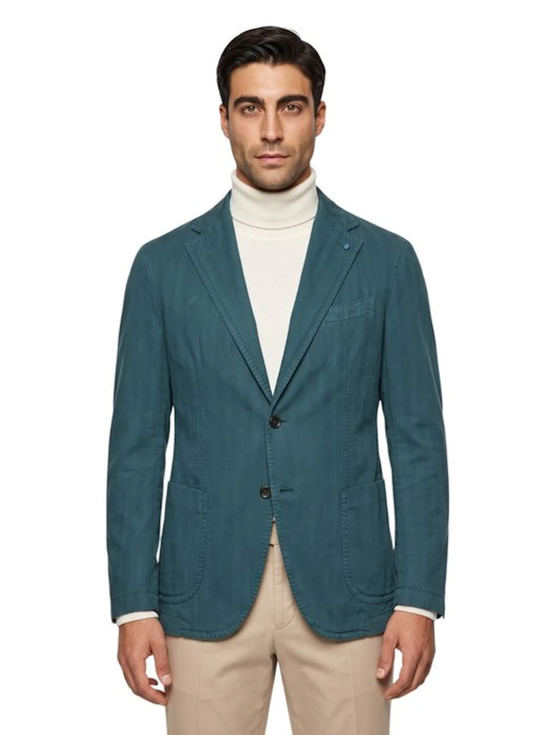 GIAMPAOLO - 50 IT - Blazer Jacket Green Petroleum...