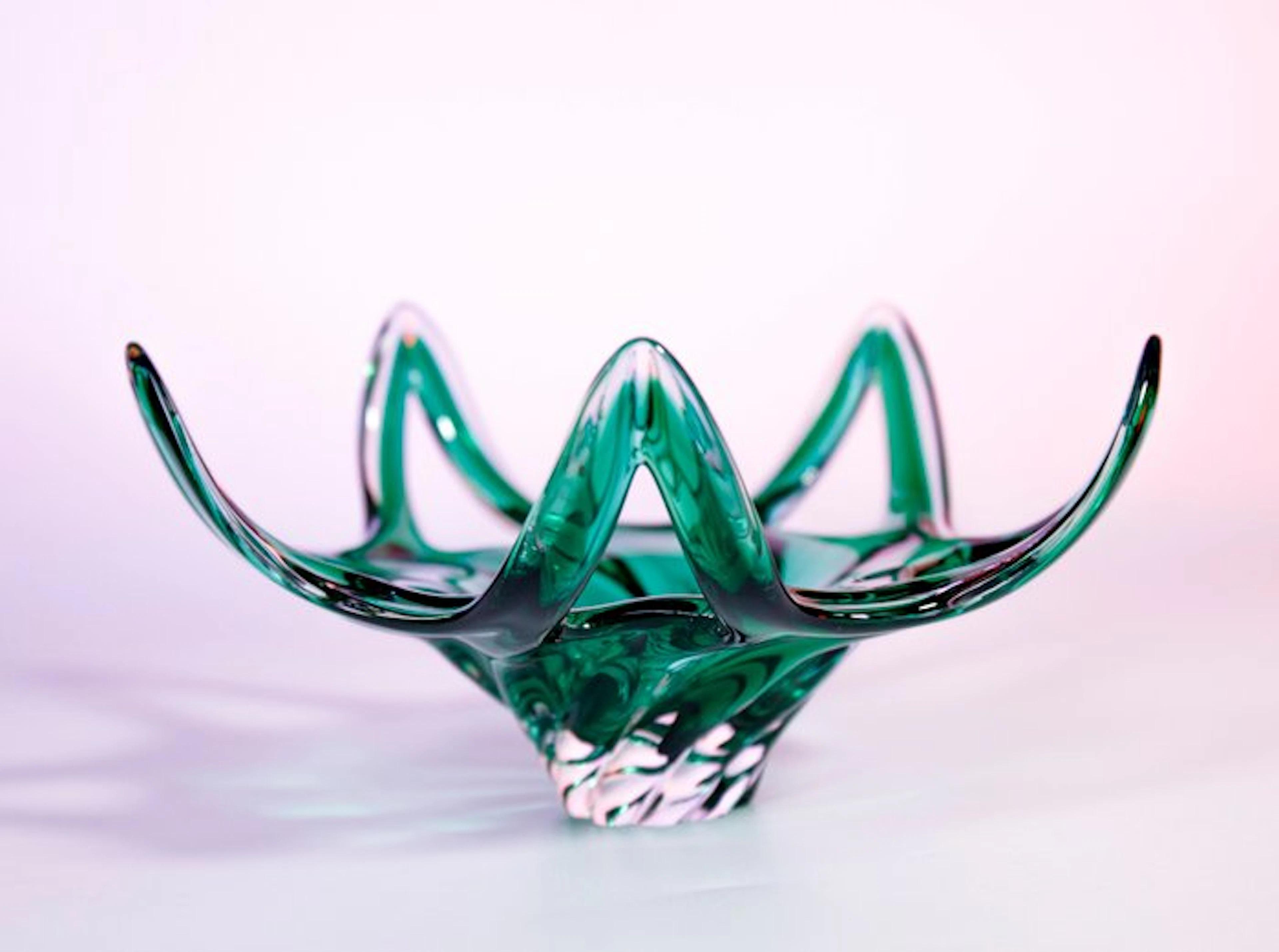 Josef Hospodka Style - Vintage Glass Dish - Dish - Glass